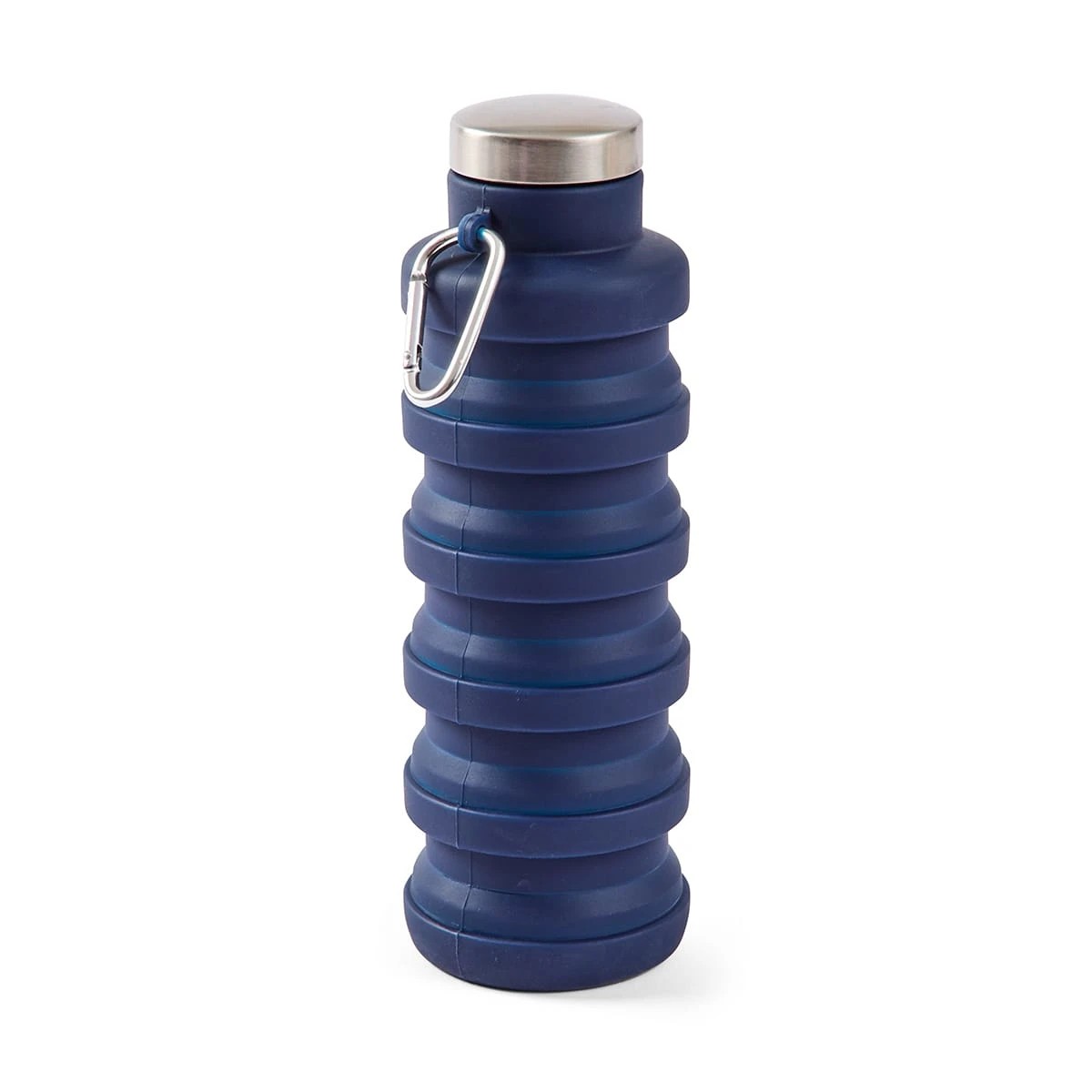 9 500ml Collapsible Silicone Bottle with Stainless Steel Lid - Assorted, 9 of 10