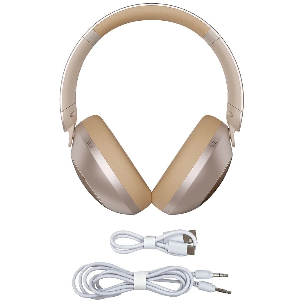 6 Qudo Wireless Bass Boost Headphones Gold, 6 of 8