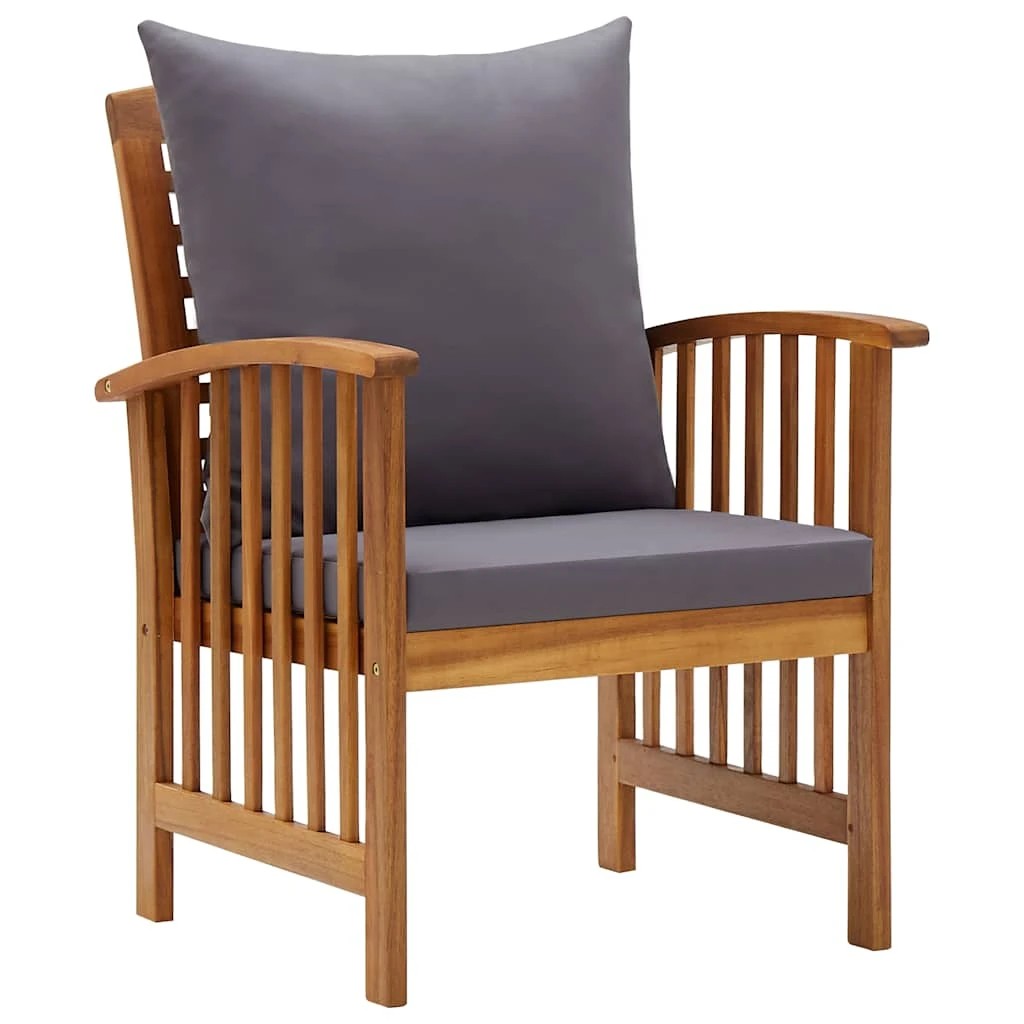 5 vidaXL Outdoor furniture set Durable - Grey, 5 of 9
