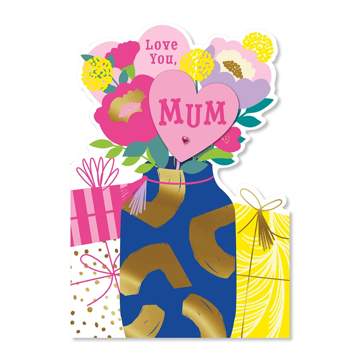 3 Hallmark Birthday Card for Mum - Flower Vase, 3 of 3
