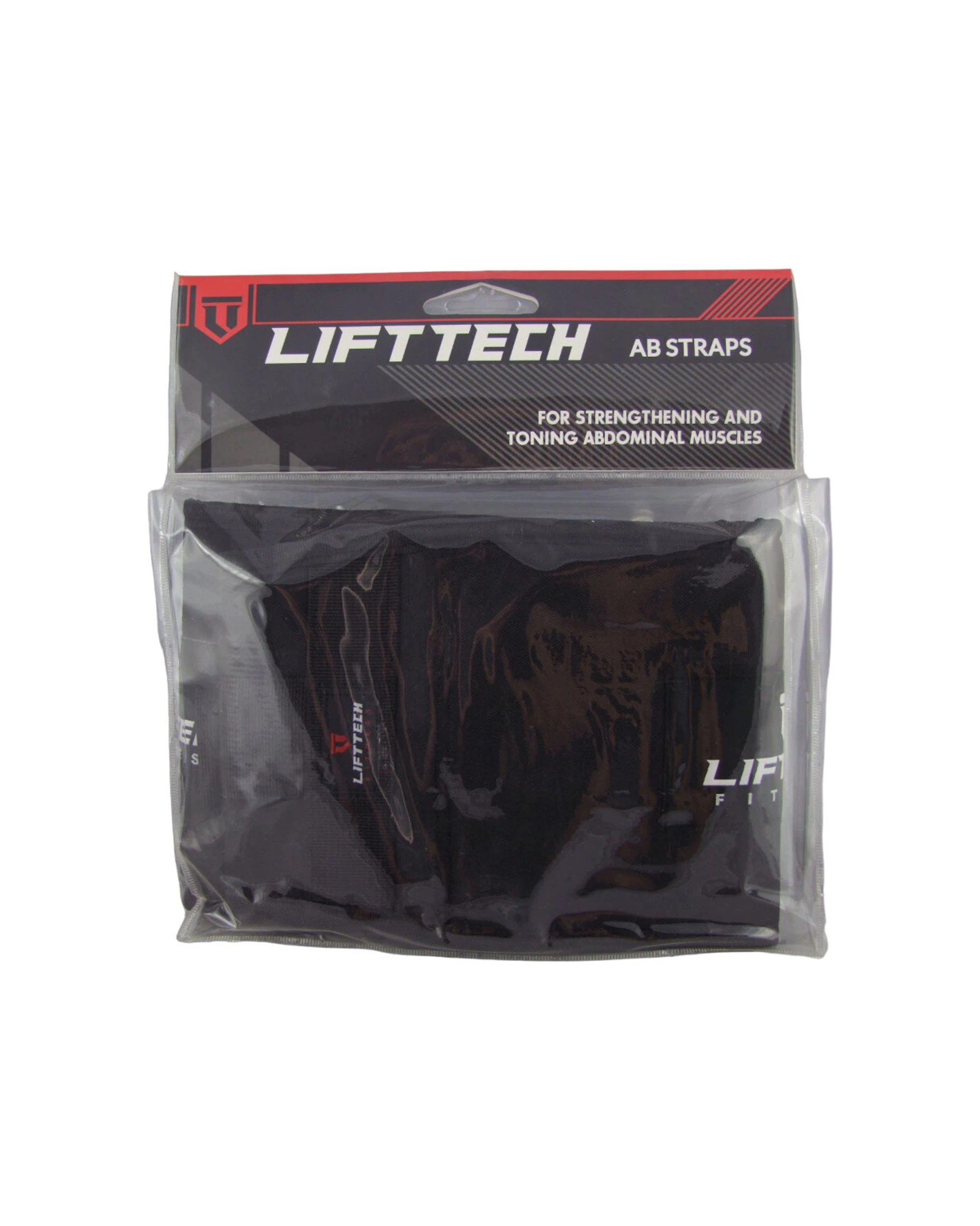 1 LIFT-TECH Abdominal Straps 2pc Fitness Training Accessories Home And Gym - Black, 1 of 2