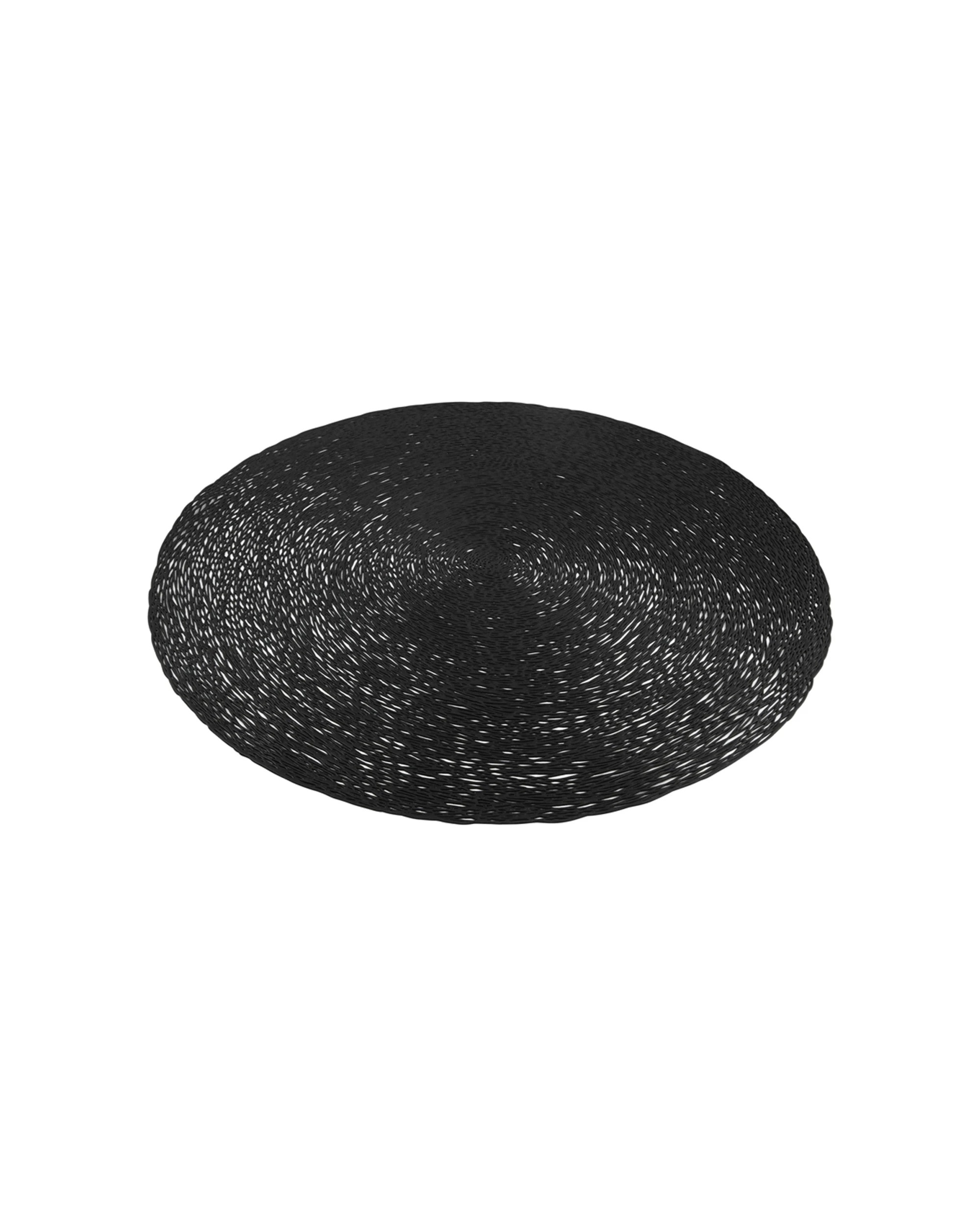 4 Maxwell & Williams 38 Cm Table Accents Lace Metallic Decorative Round Placemat
 - Black, 4 of 4