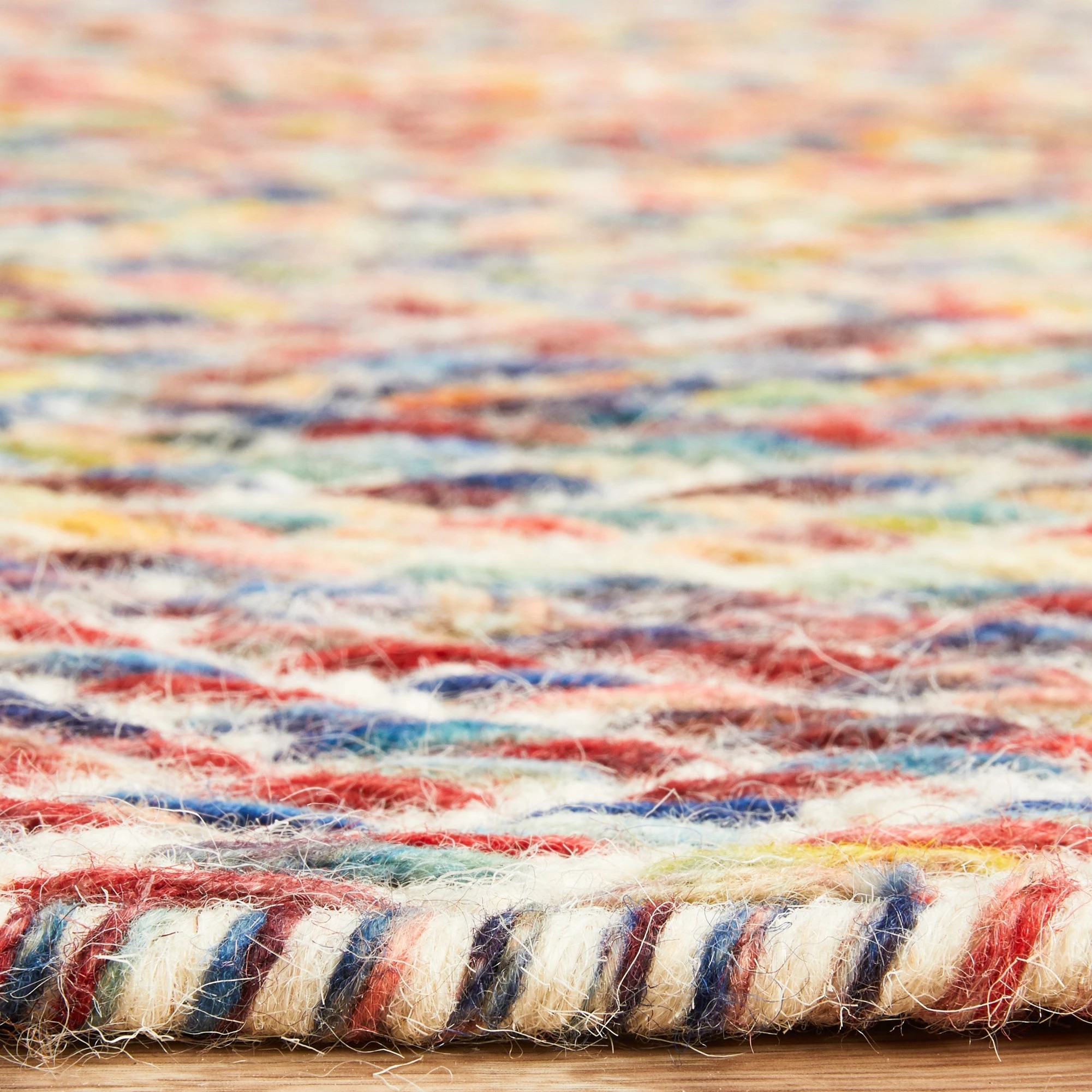 7 Common Ground Rugs Nordica 311 280x190cm - Large Wool Rug - Red, 7 of 9