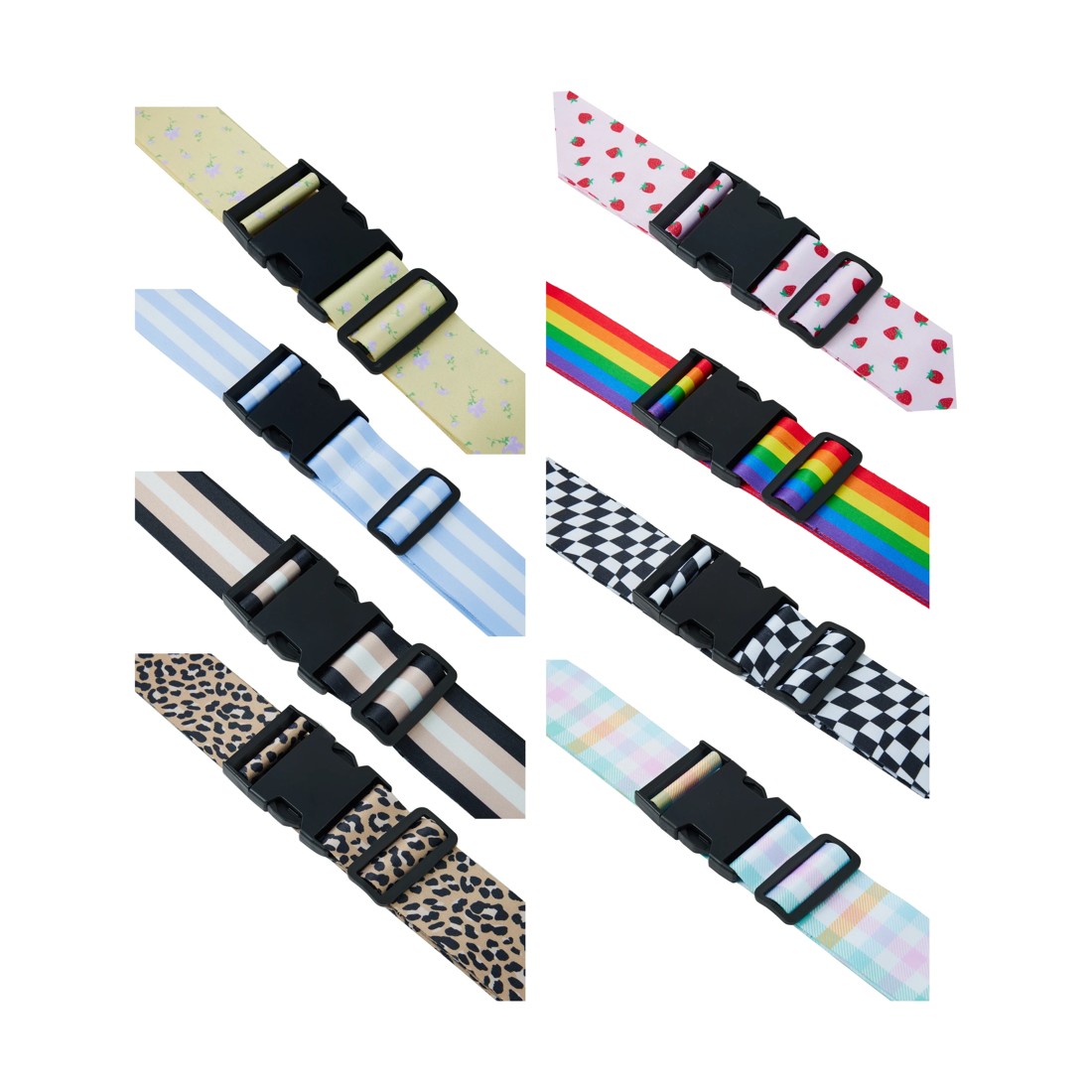 4 Luggage Strap - Assorted, 4 of 4