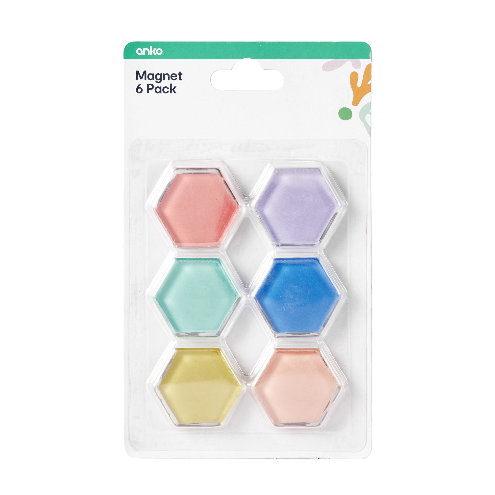 6 6 Pack Magnets - Brights, 6 of 6