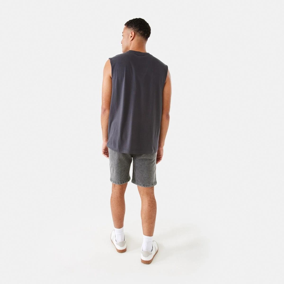 4 Denim Jogger Shorts VINTAGE BLACK, 4 of 7