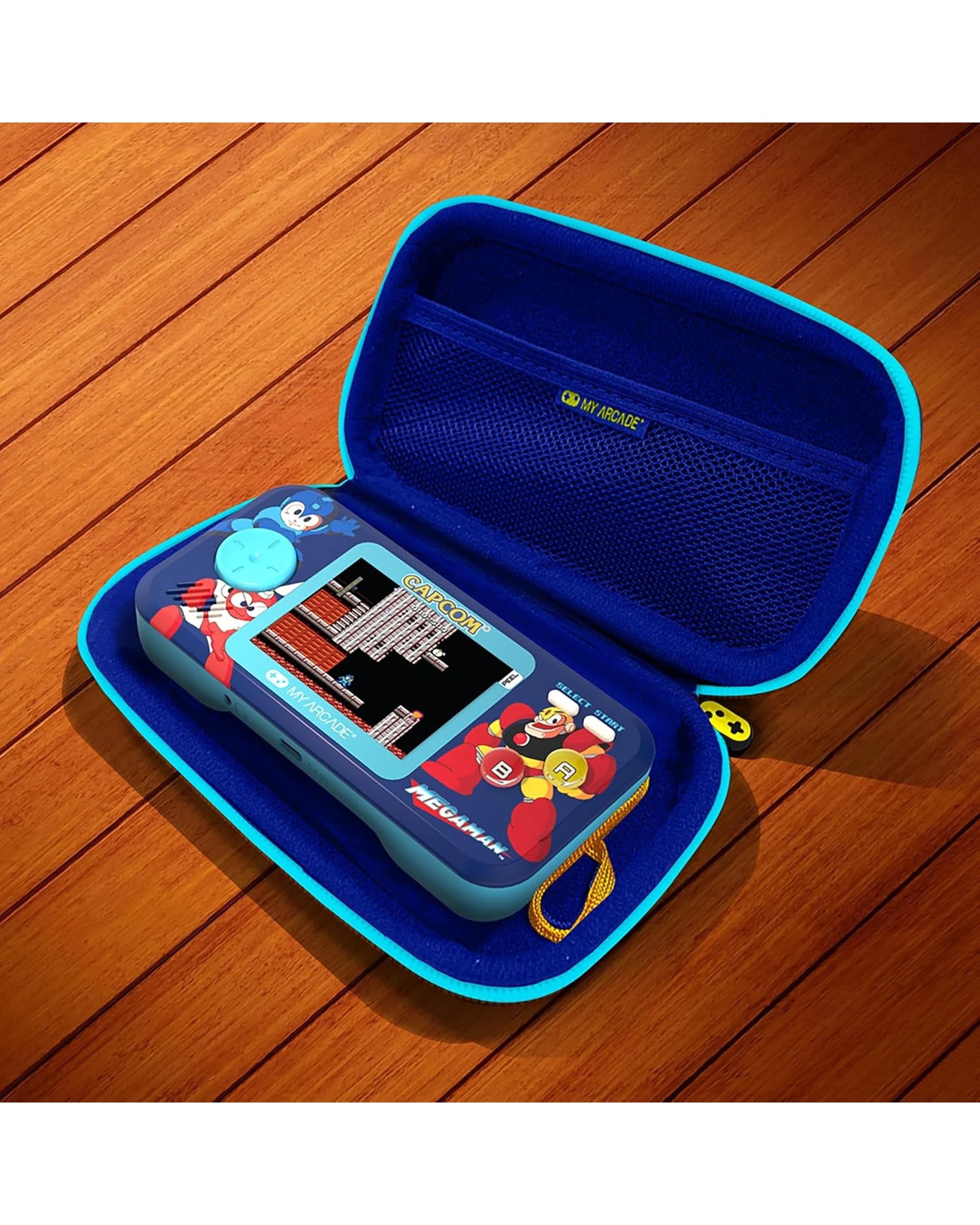 6 My Arcade Mega Man Pocket Player Pro + Travel Case, 6 of 6