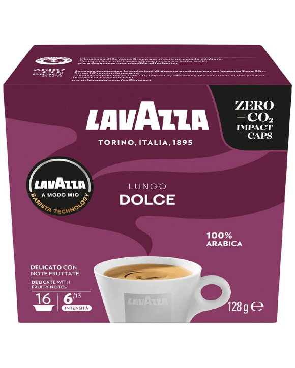 Lavazza A Modo Mio Lungo Dolce Capsules 16 Pack