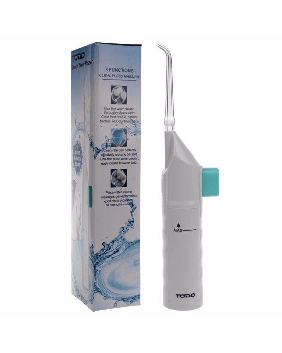 TODO Water Dental Jet Pick Flosser 30 Psi Oral Irrigator Teeth Cleaner Braces
