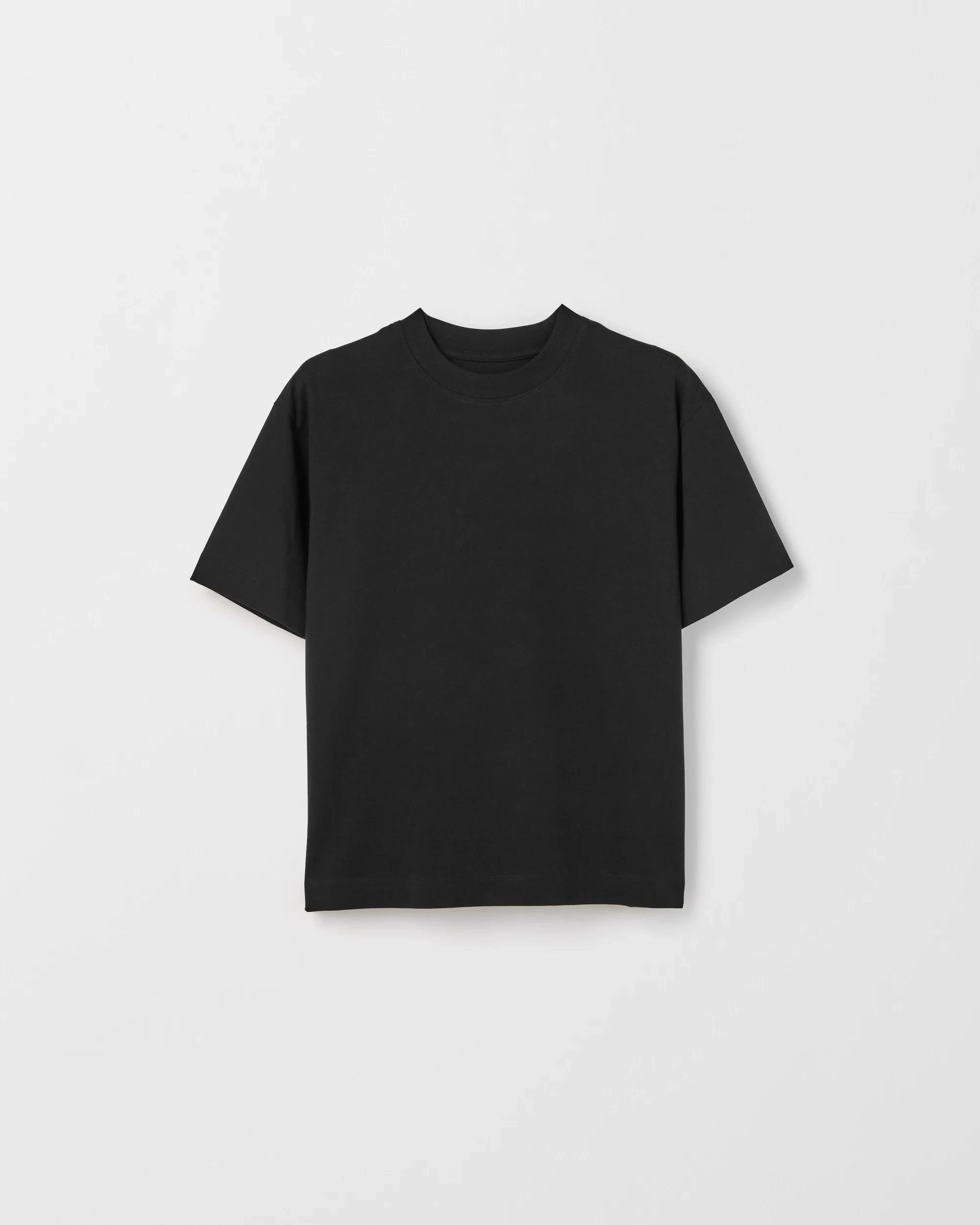 5 Target Kids Australian Cotton Oversized Plain T-Shirt BLACK, 5 of 5