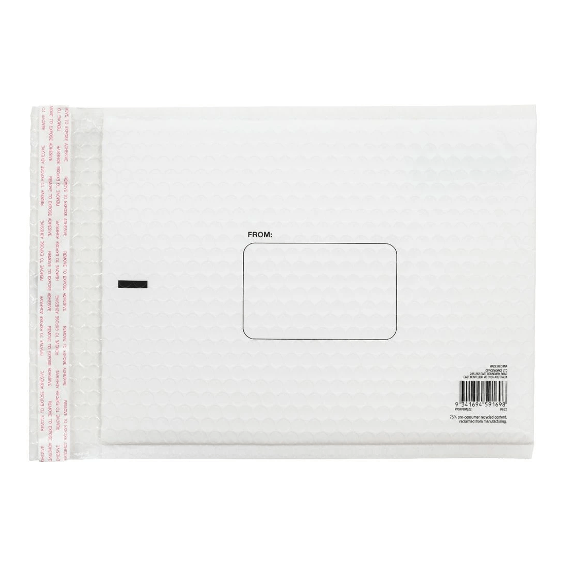 2 PPS Recycled Plastic Bubble Mailer Size 2 215 x 280mm, 2 of 2