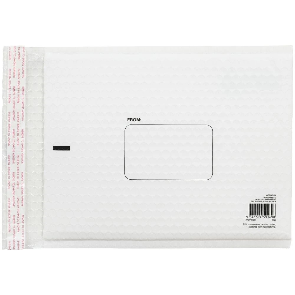 2 PPS Recycled Plastic Bubble Mailer Size 2 215 x 280mm, 2 of 2