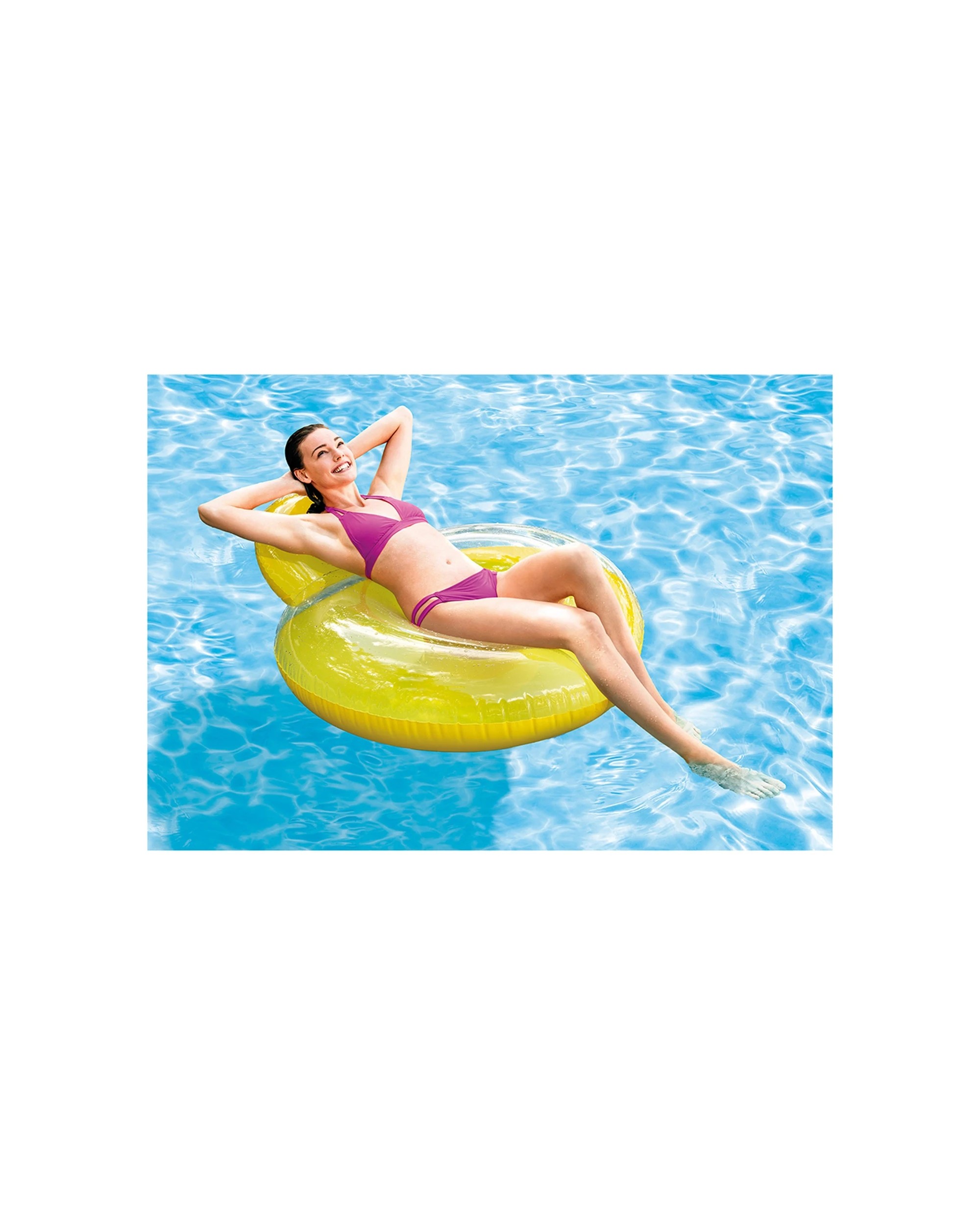 4 Intex 2PK Pillow-Back Lounges Inflatable Kids Floats 14Y+ - Assorted, 4 of 5