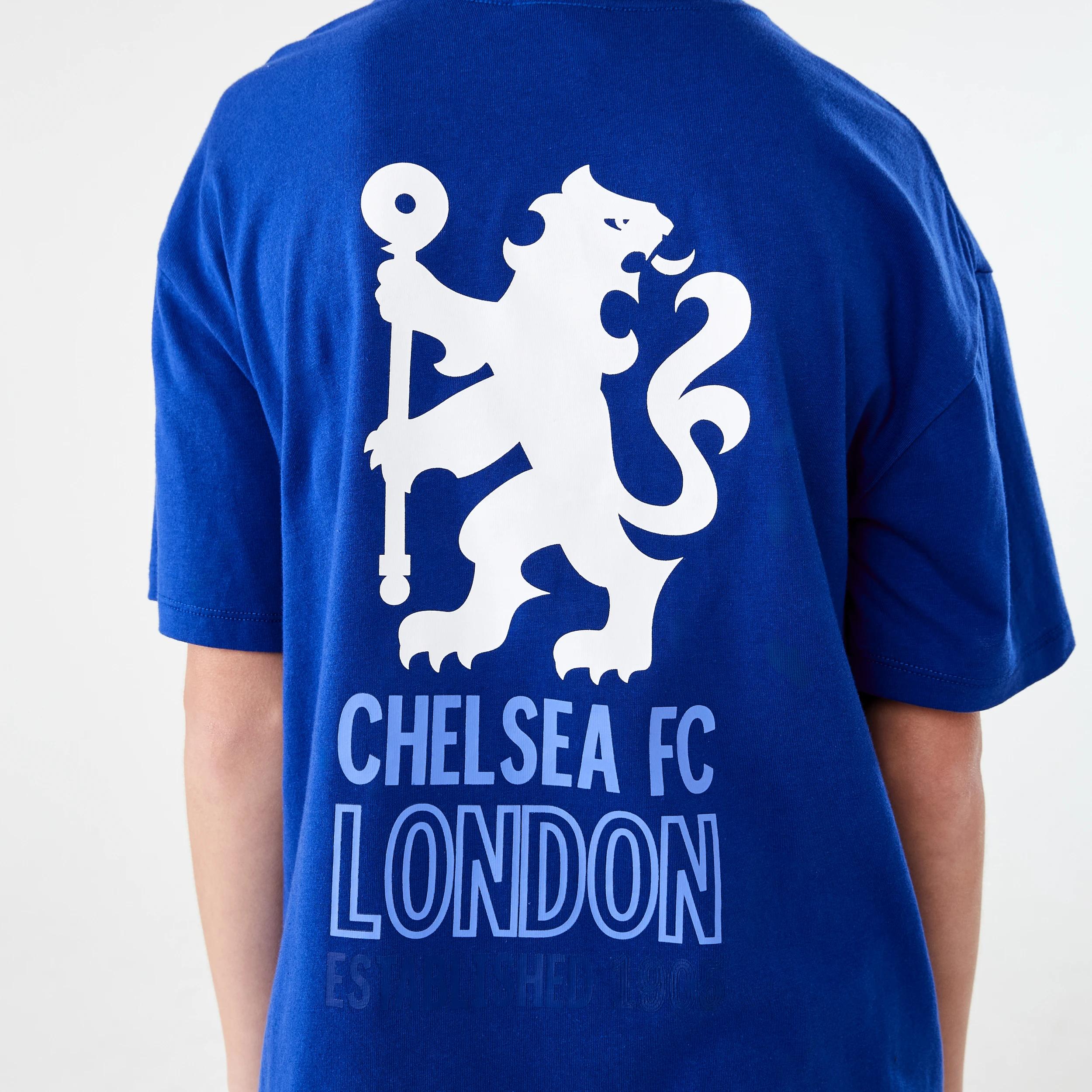 6 Official EPL Kids Youth T-shirt BLUE CHELSEA, 6 of 9
