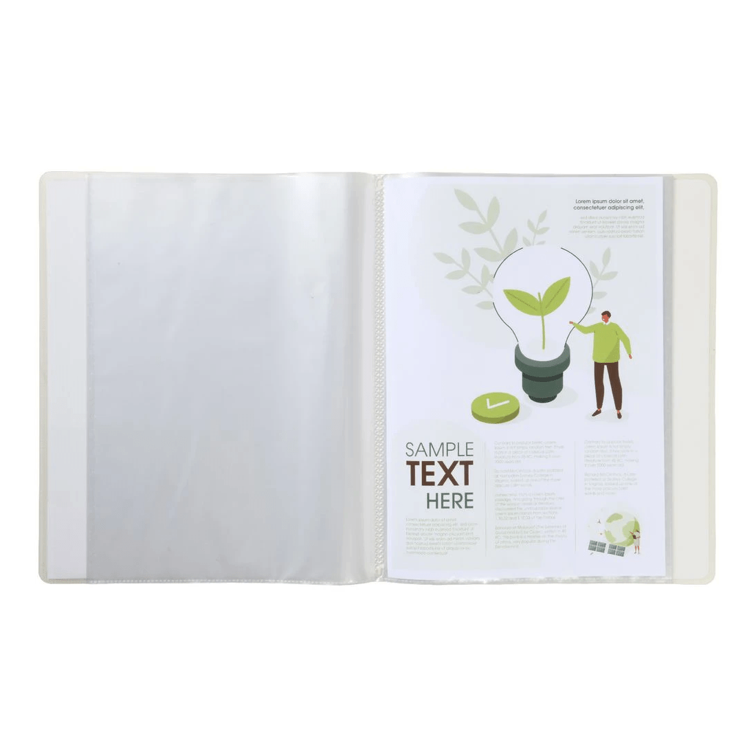 4 J.Burrows Presentation Display Book A4 White, 4 of 4