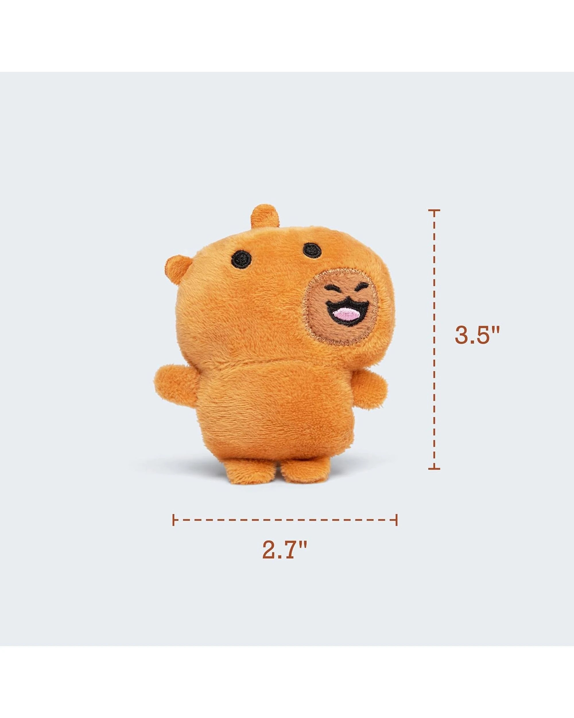 4 Emotional Support Capybaras Plush Set, 4 of 7