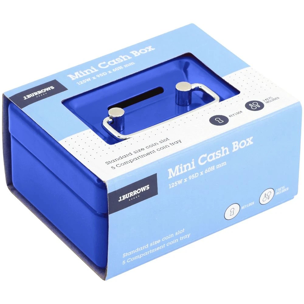 2 J.Burrows Mini Cash Box Blue, 2 of 2