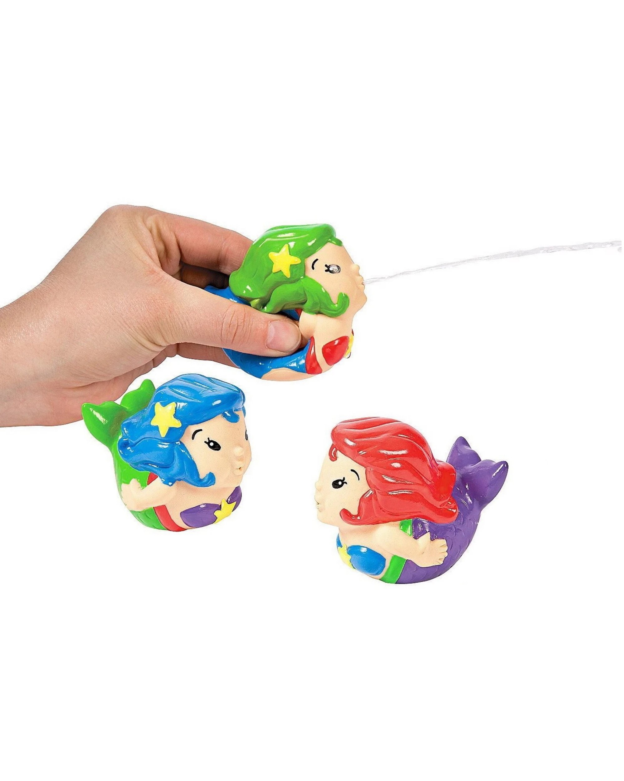 1 Partyrama Mermaid Water Squirts Pack of 12, 1 of 1