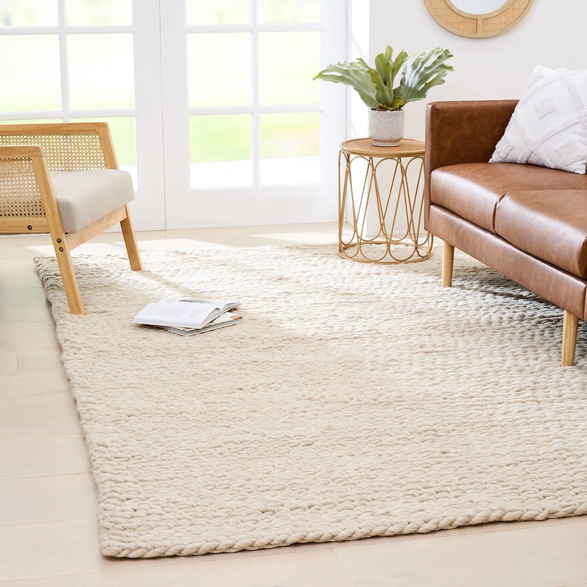 1 Charles Wool Blend Beige Rug - Extra Large, 1 of 10