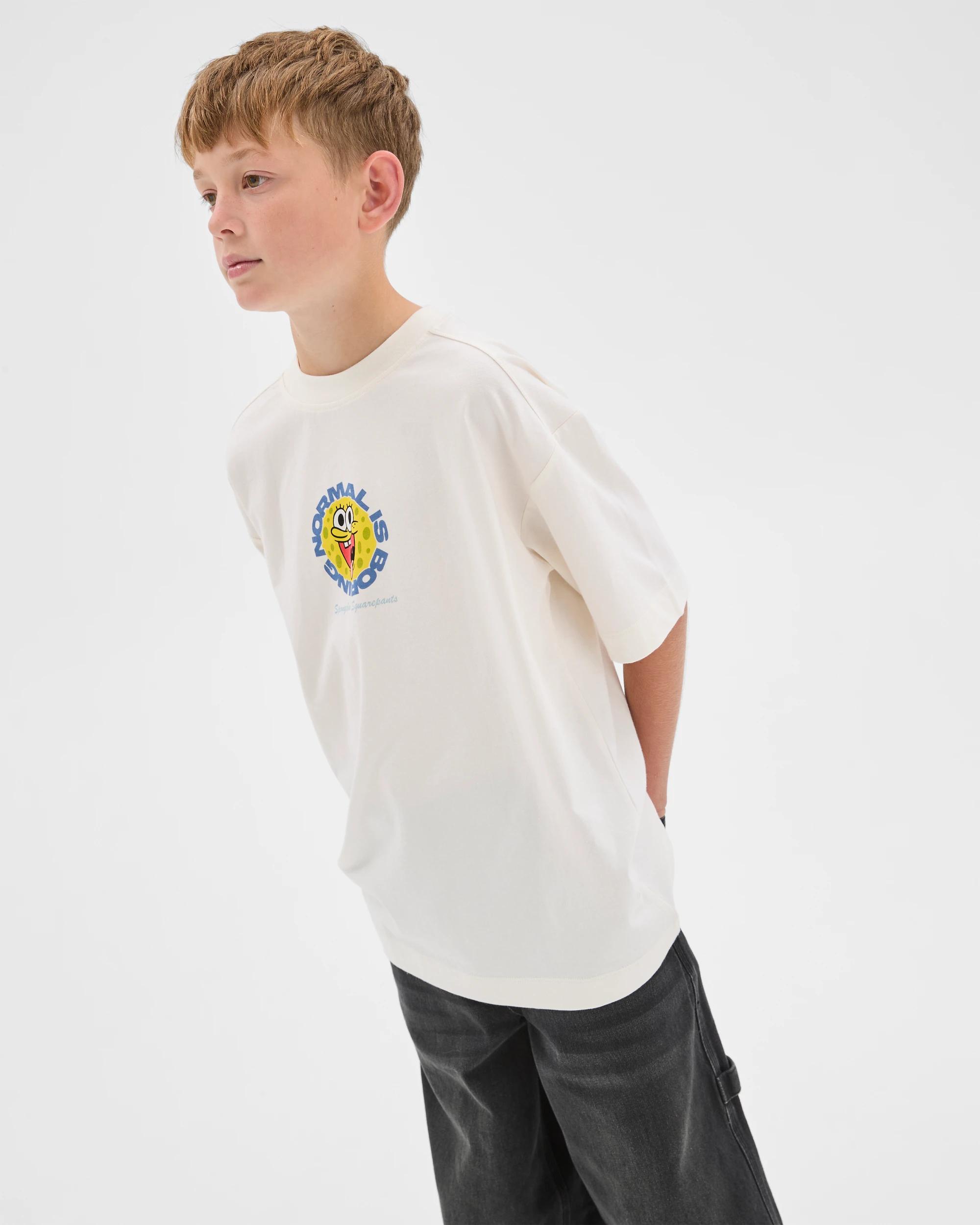 3 SpongeBob SquarePants Australian Cotton T-Shirt OFF WHITE, 3 of 7