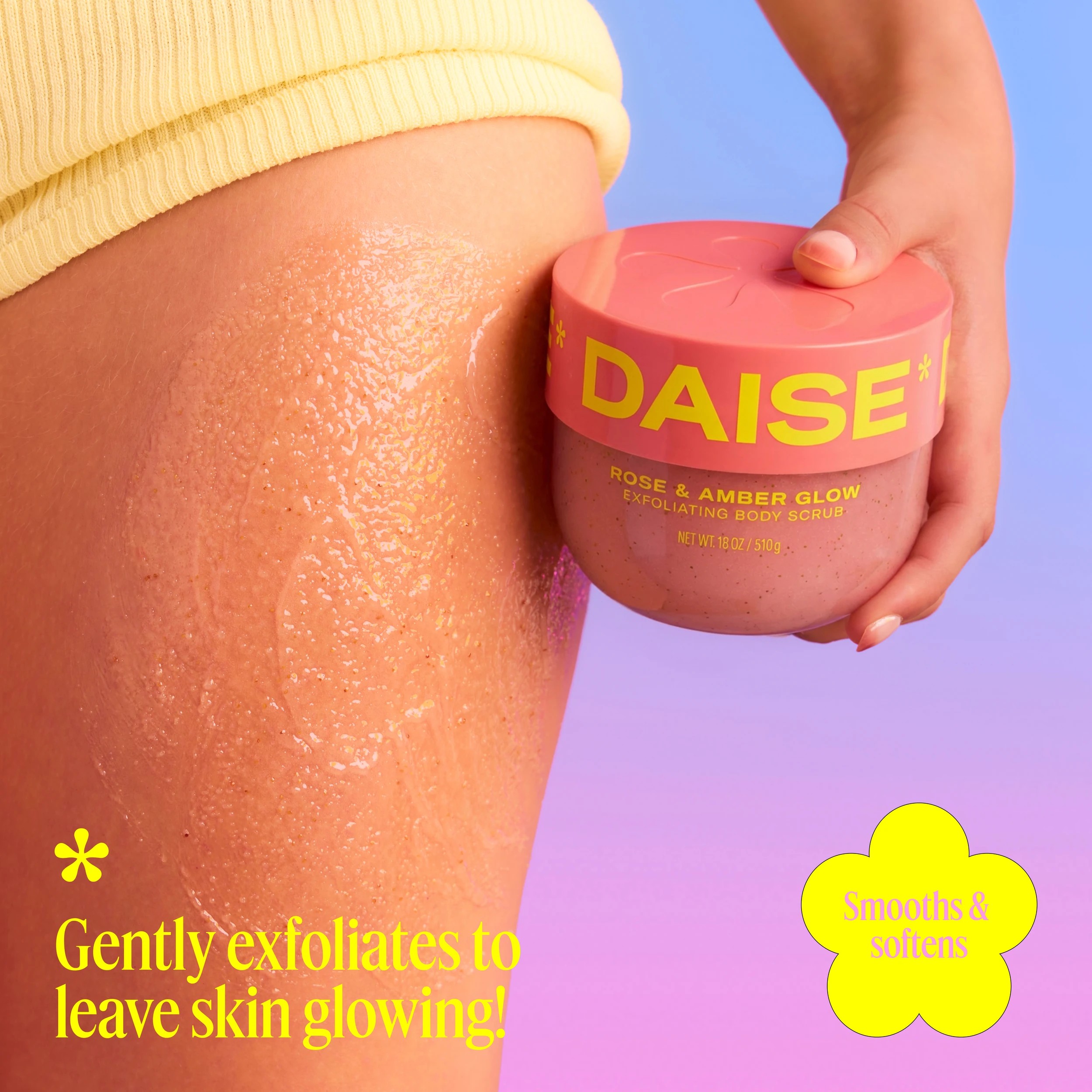 3 DAISE Exfoliating Body Scrub 510g - Rose and Amber Glow, 3 of 8