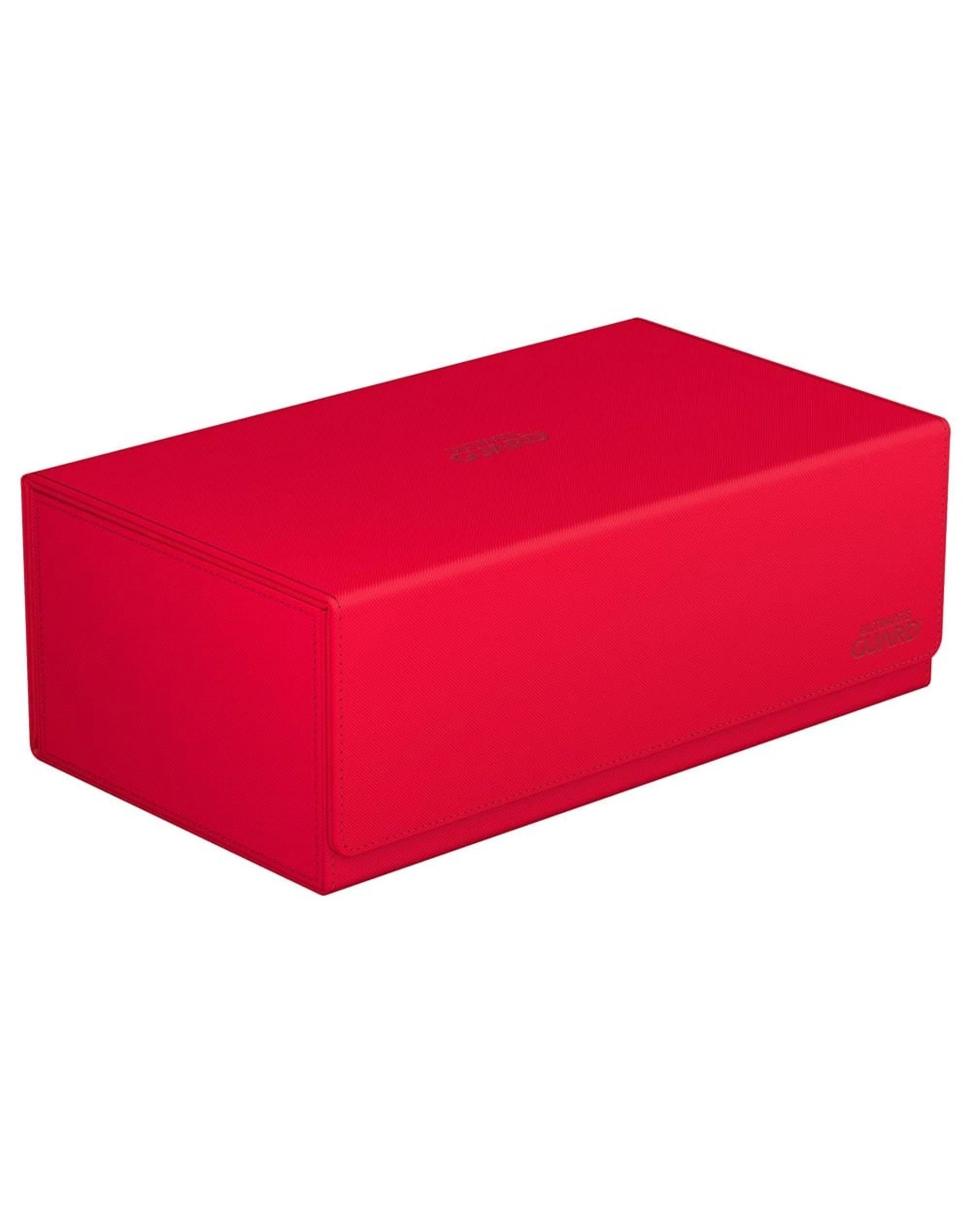 3 Ultimate Guard Arkhive 800+ Xenoskin Flip Case Standard Size Deck Box - Monocolour Red - Red, 3 of 6