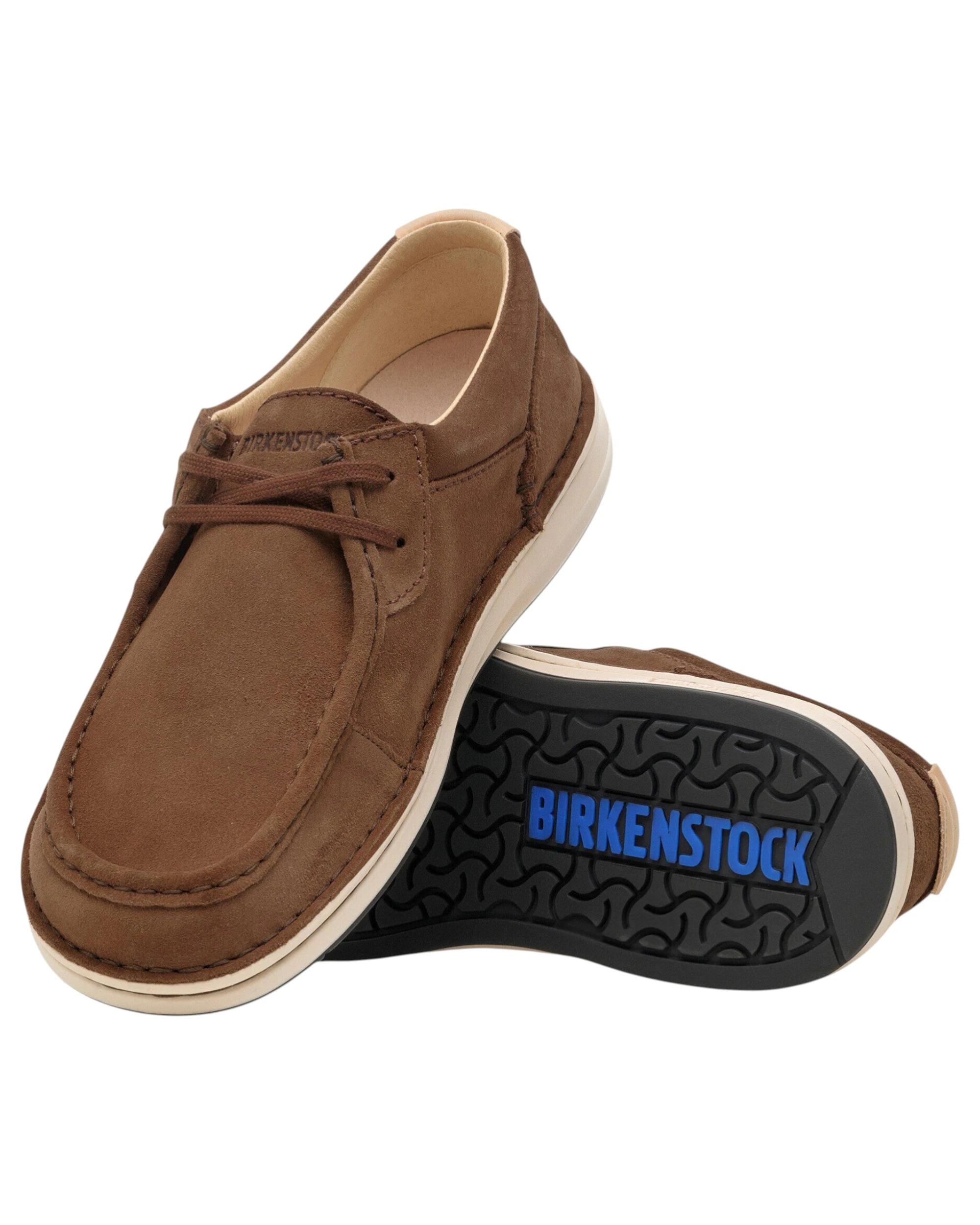 2 Birkenstock Mens Pasadena Suede Leather Casual Sneaker DARK TEA, 2 of 8