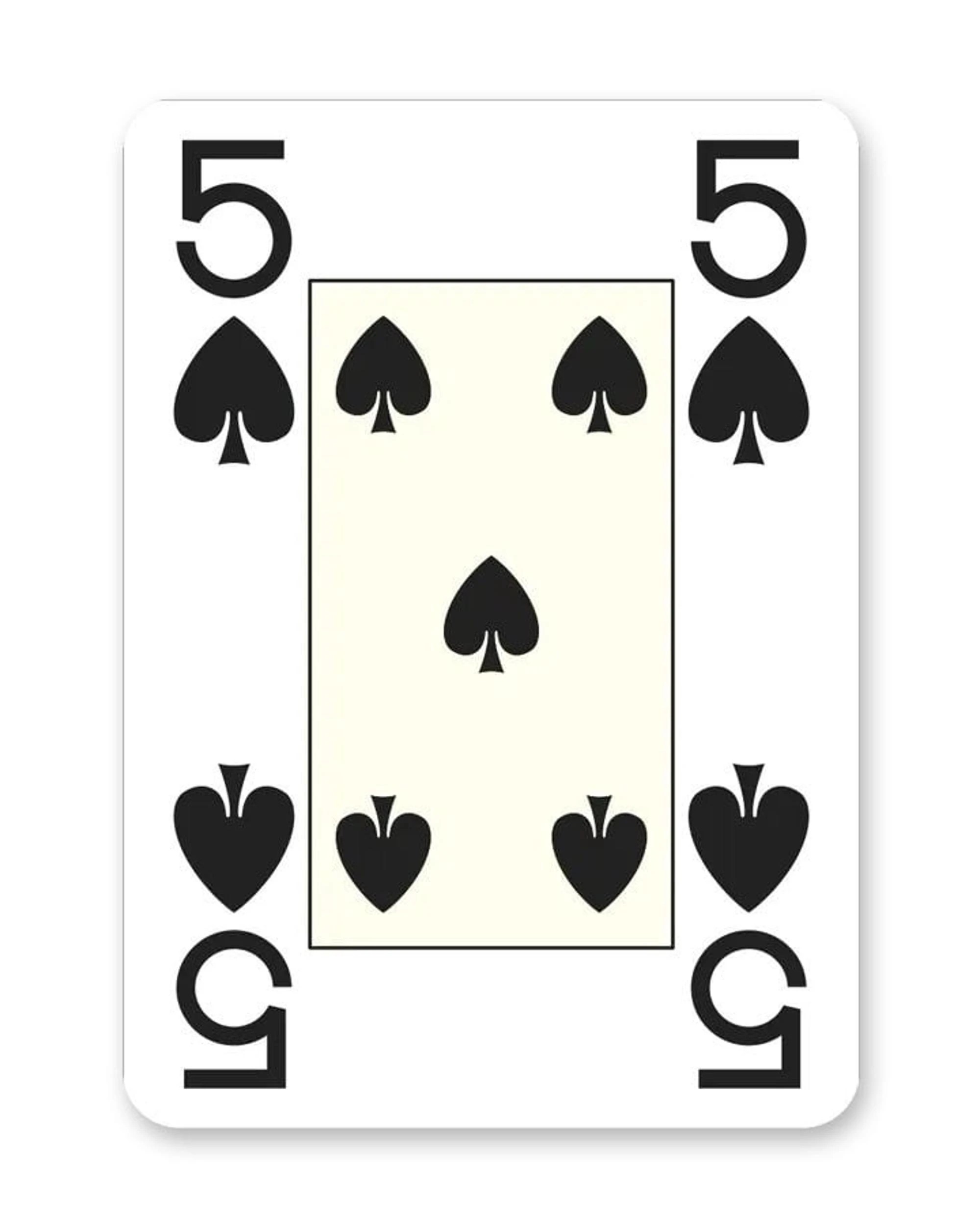 3 Modiano Poker 100% Plastic 4 Index Jumbo Blue Cards - Blue, 3 of 3