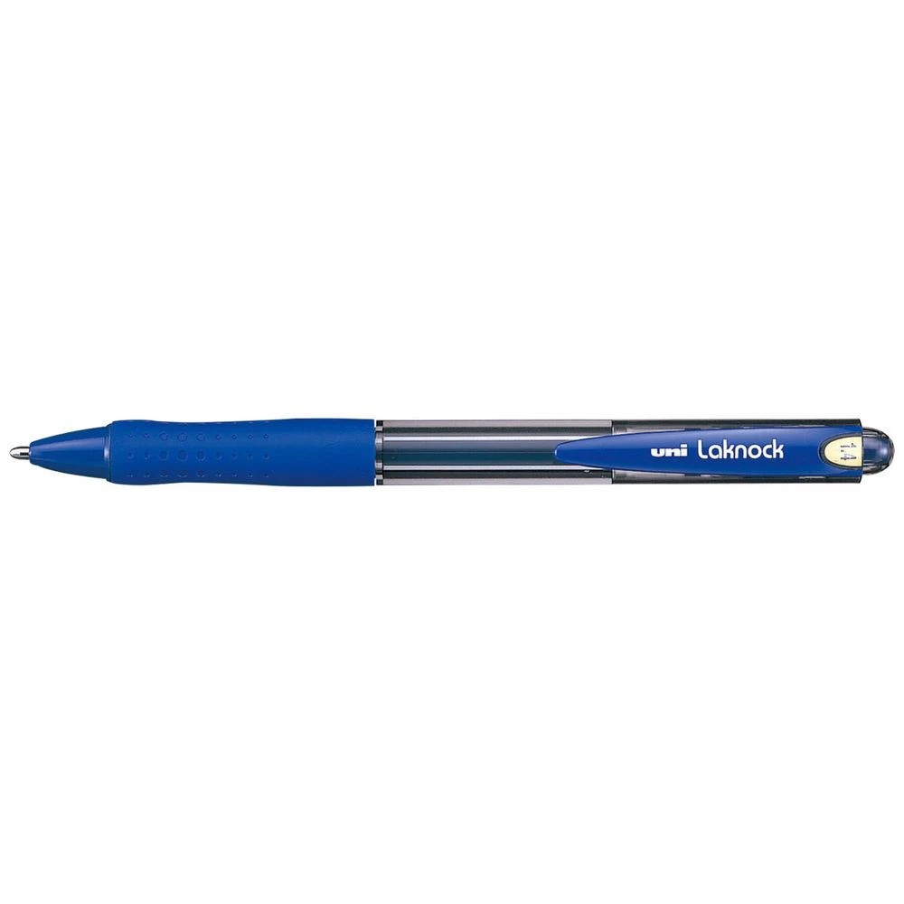 1 Uni Laknock Ballpoint Pen 1.4mm Blue, 1 of 1
