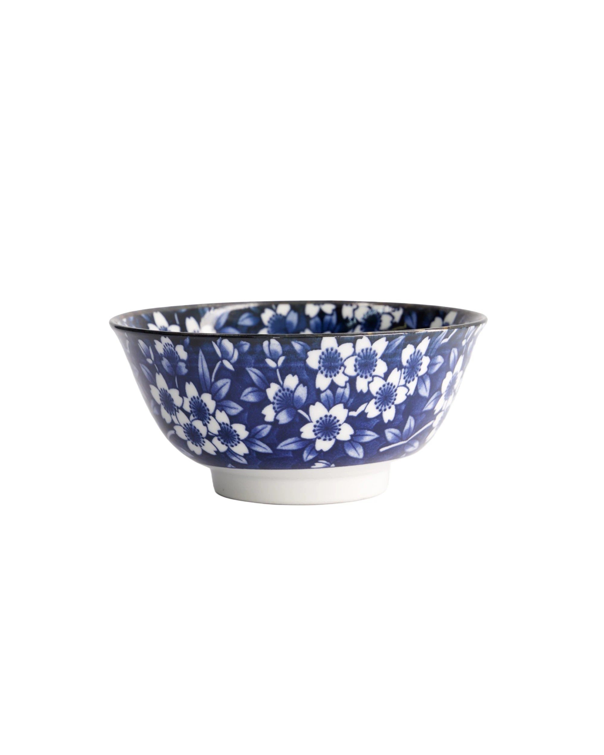 1 Tokyo Design Tokyo Sakura Tayo Bowl 15x7cm Microwave Dishwasher Safe - Blue, 1 of 4