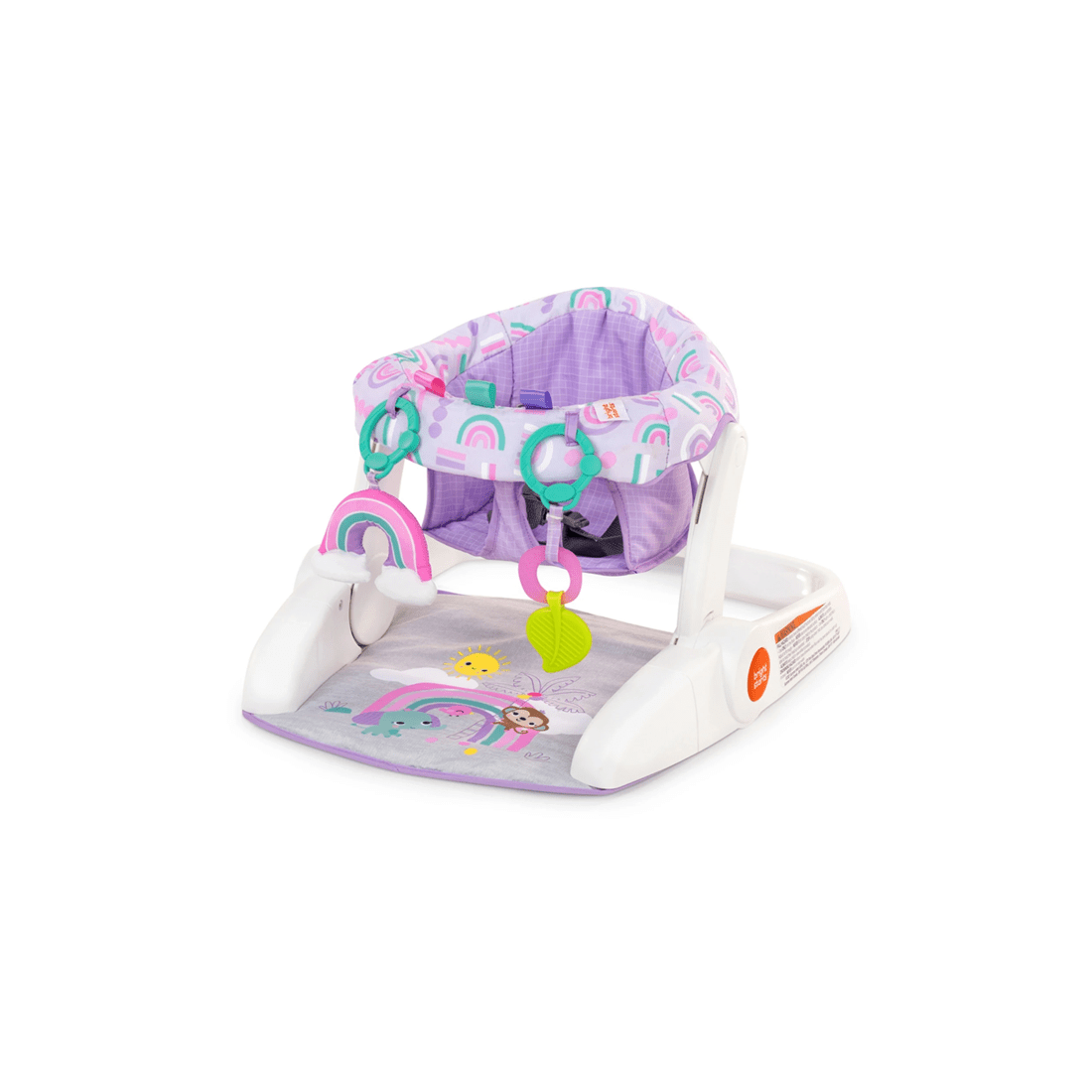 1 Bright Starts Paradise 2-in-1 Position Baby Floor Chair/seat - Purple 4m+
 - Purple, 1 of 1