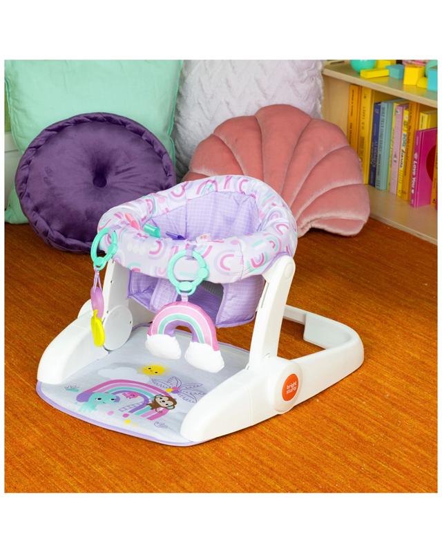 Bright Starts Paradise 2-in-1 Position Baby Floor Chair/seat  4m+ - Pu