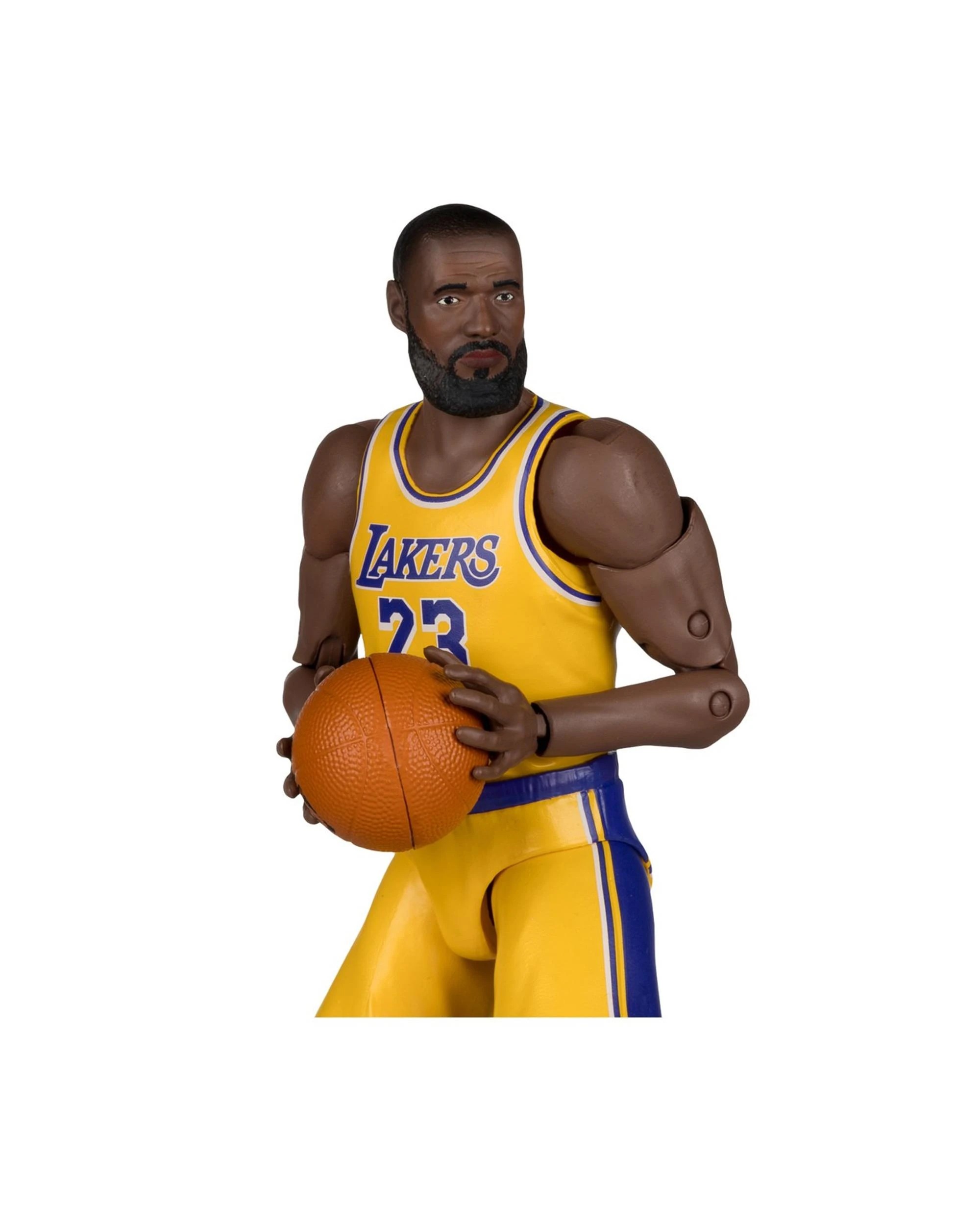 6 McFarlane SportsPicks NBA Los Angeles Lakers Lebron James 6 inch Articulated Figure, 6 of 8