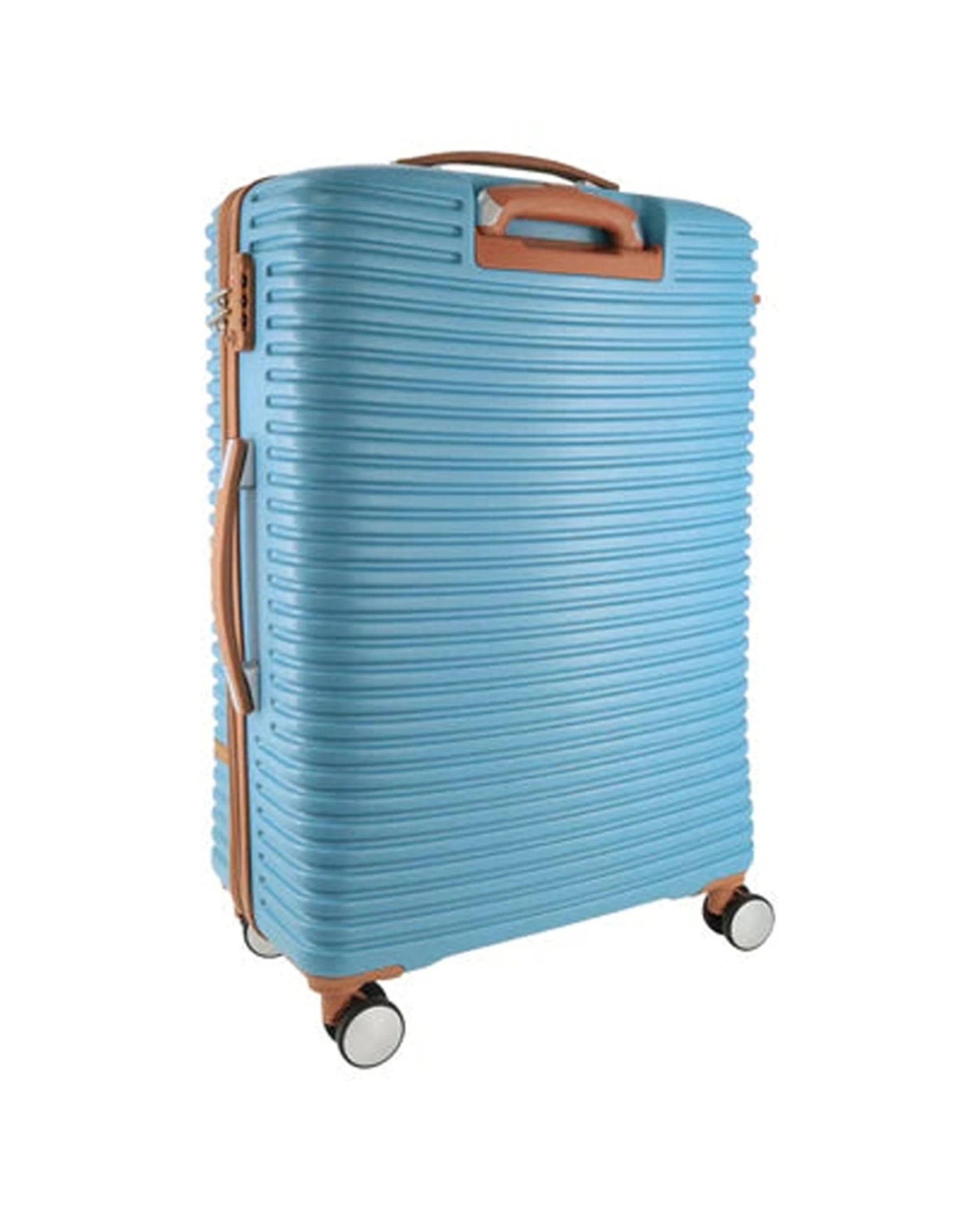 2 Pierre Cardin Hard Shell Suitcase Large 80cm With TSA Lock Expandable - Blue, 2 of 6