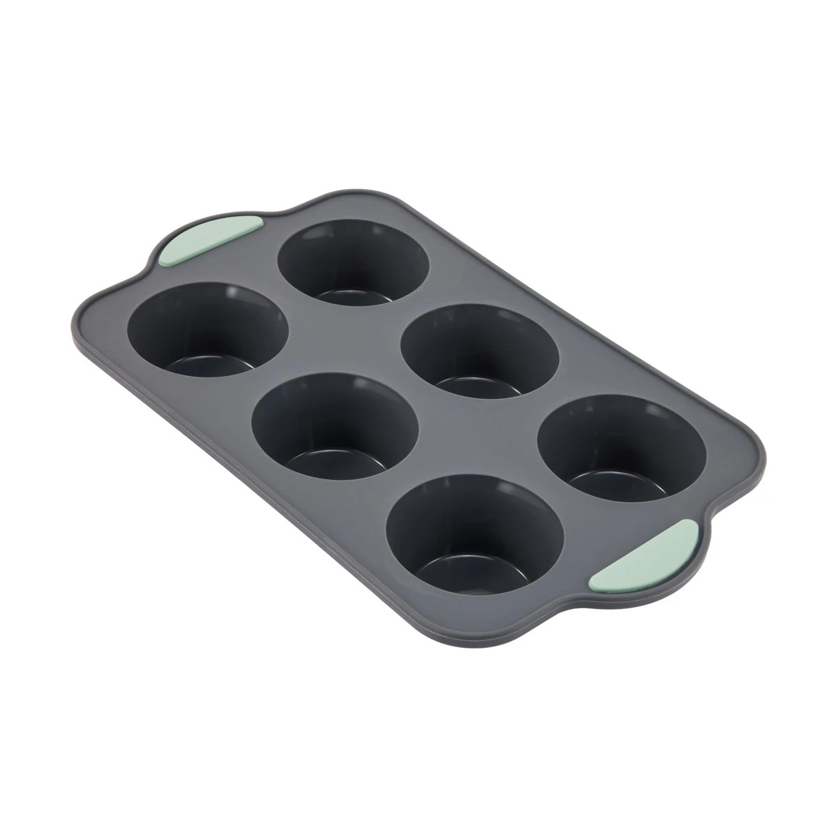 1 Silicone 6 Cup Muffin Pan, 1 of 3