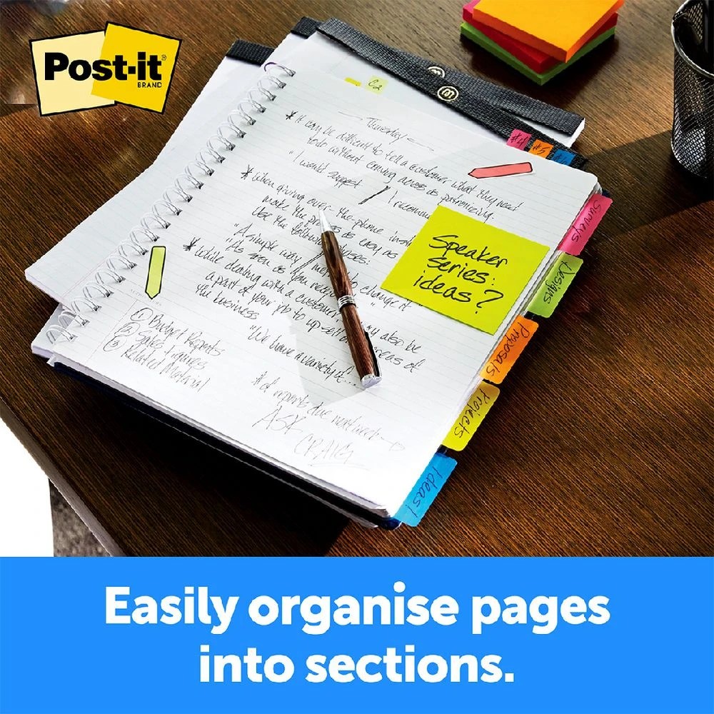 3 Post-it Tabs 15 x 38mm Assorted 4 Pack, 3 of 3