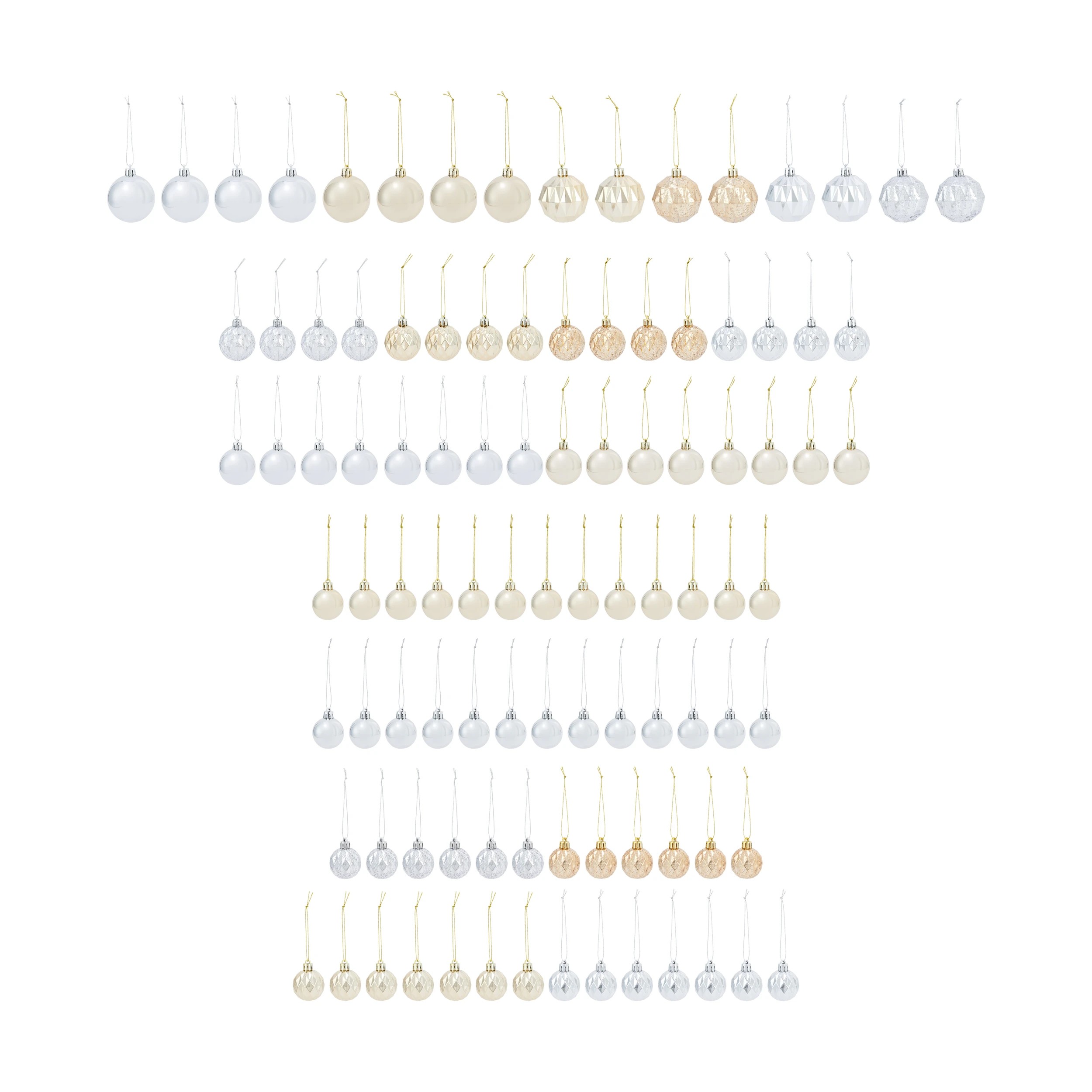 2 100 Pack Luxury Christmas Baubles, 2 of 4