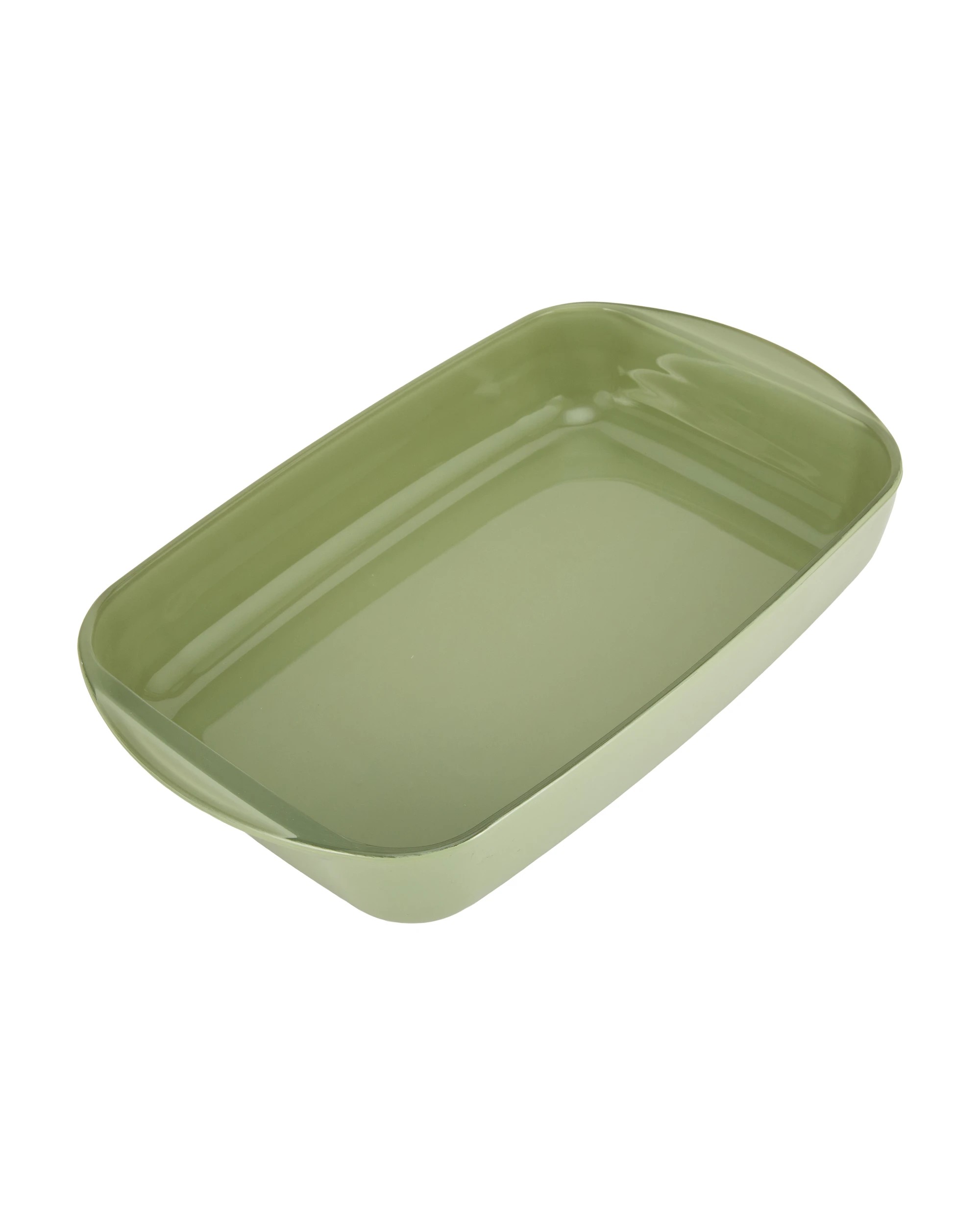 1 3.6L Glass Baking Dish - Green, 1 of 5