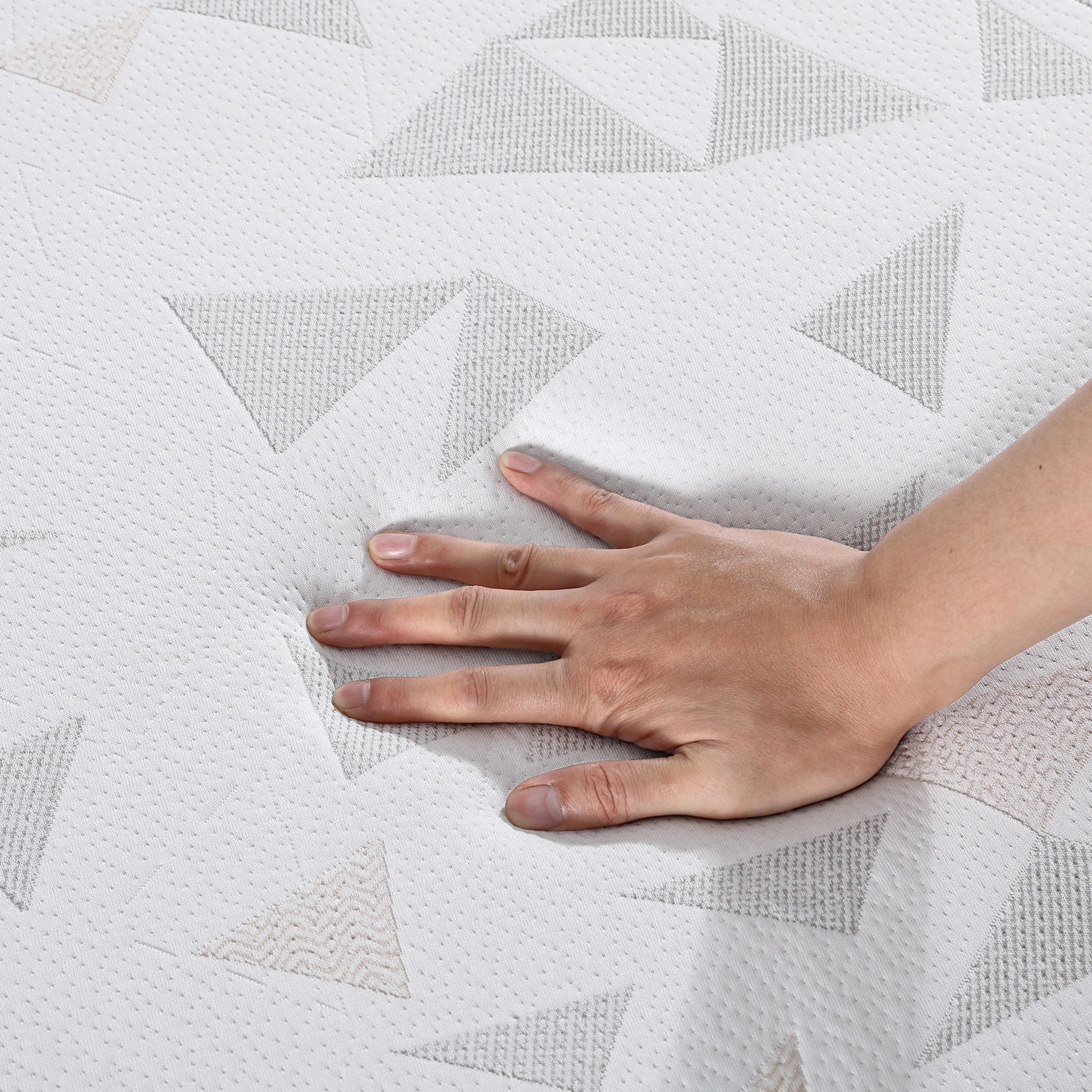 8 Giselle Bedding 23cm Mattress Reversible Firmness Foam Layer Pocket Spring - King Bed - White, 8 of 9