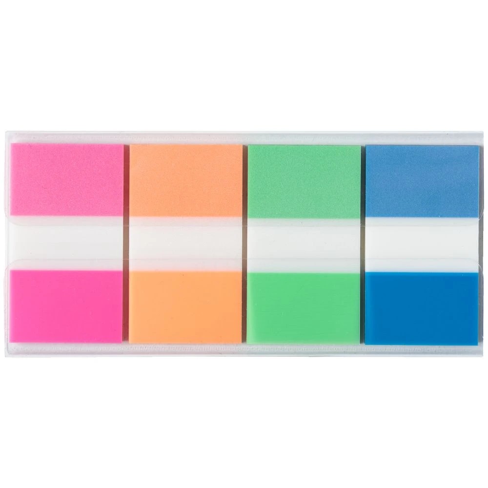 2 J.Burrows Flags 25x44mm Blue/Green/Orange/Pink 4 Pack, 2 of 4