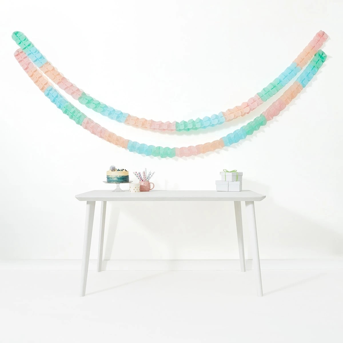 1 2 Piece Pastel Honeycomb Garlands, 1 of 7