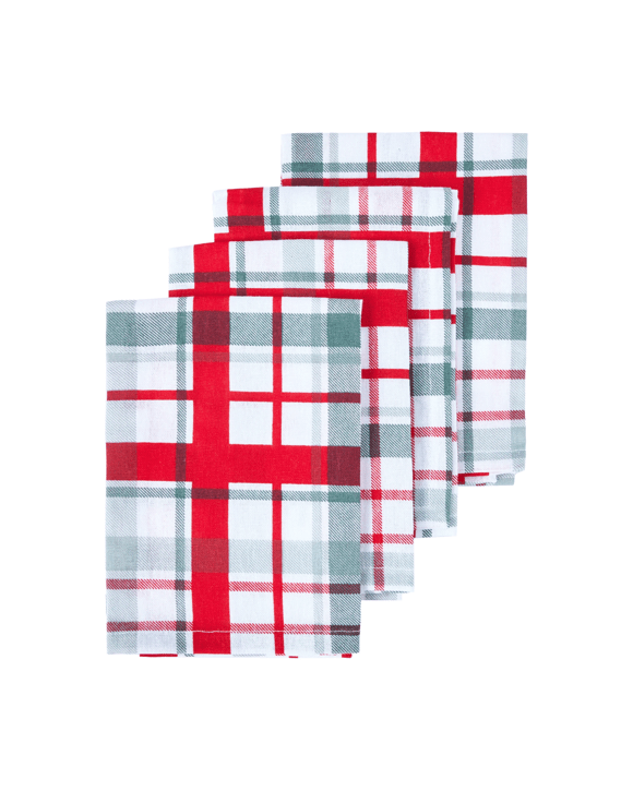 4 Pack Plaid Napkins