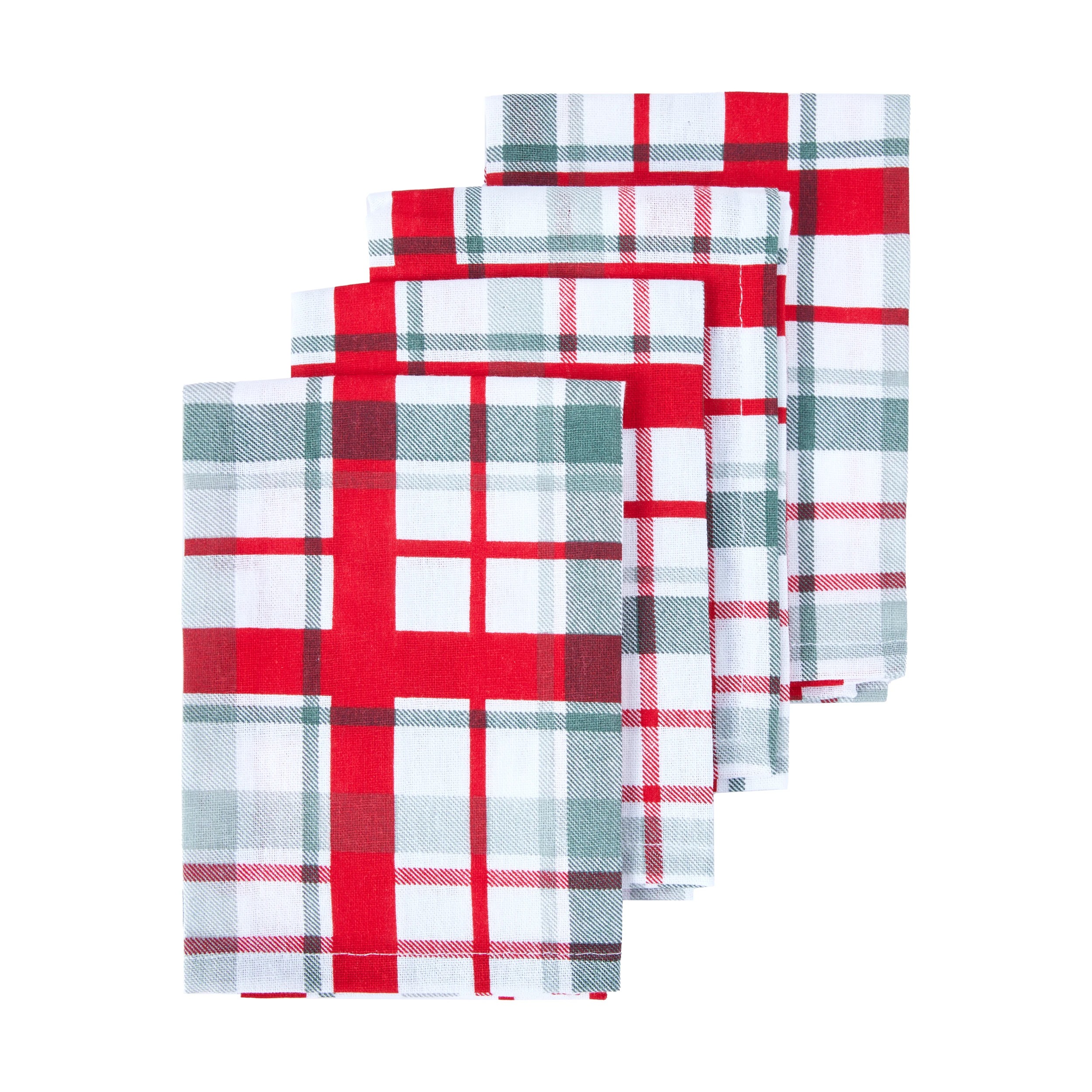 1 4 Pack Plaid Napkins, 1 of 4