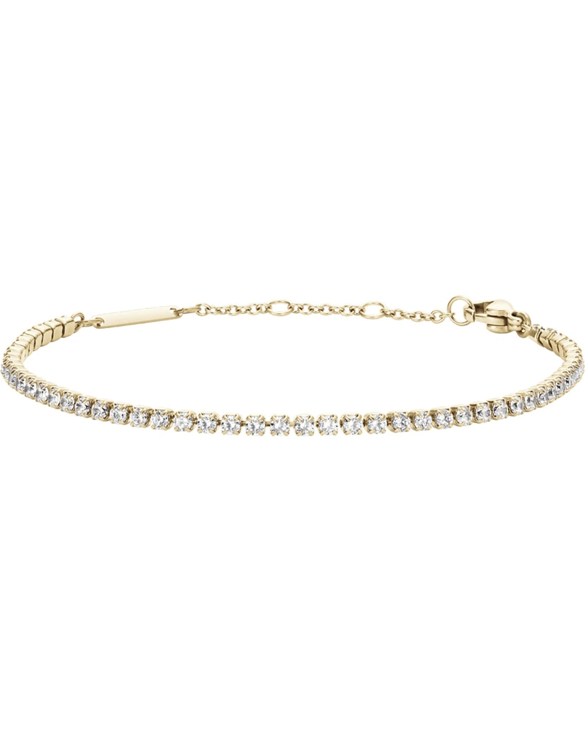 1 Daniel Wellington Classic Tennis Bracelet Gold Stainless Steel Accessory - Gold, 1 of 1
