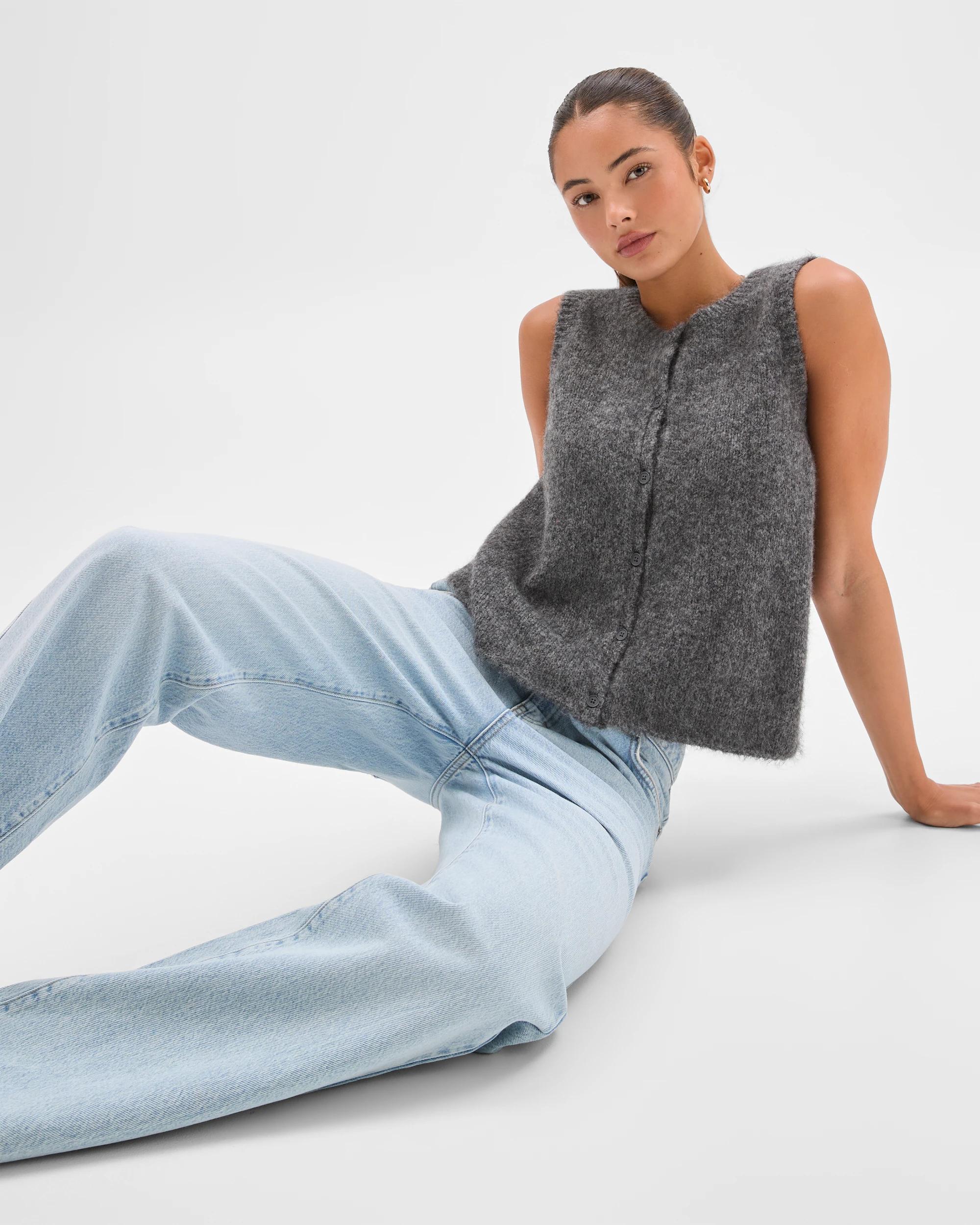 7 Lily Loves Straight Leg Denim Jeans PALERMO BLUE, 7 of 7