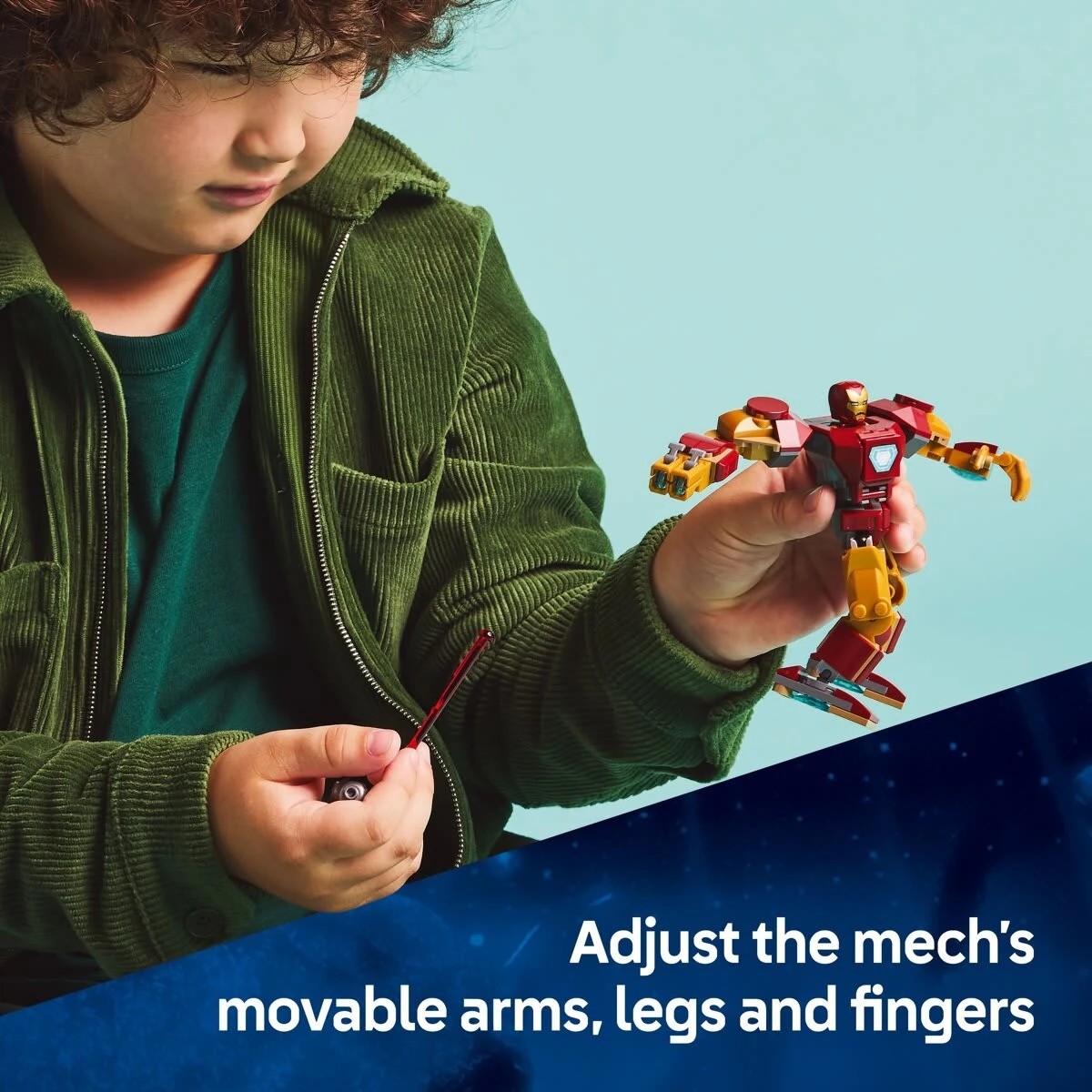 7 LEGO Marvel Iron Man Mech vs. Ultron 76307, 7 of 10