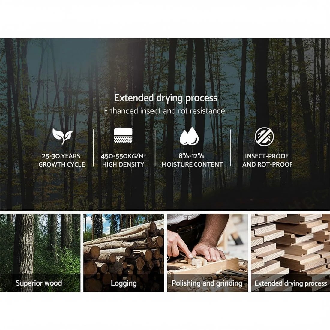 4 Artiss Bed Frame Queen Size VANKE - Grey, 4 of 10