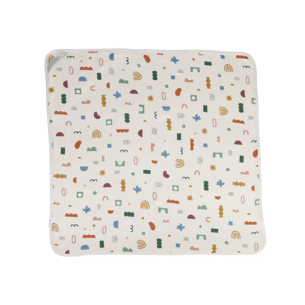 2 Living Textiles 5 Layer Muslin Pram Blanket – Geo Mod, Assorted Designs, 2 of 6