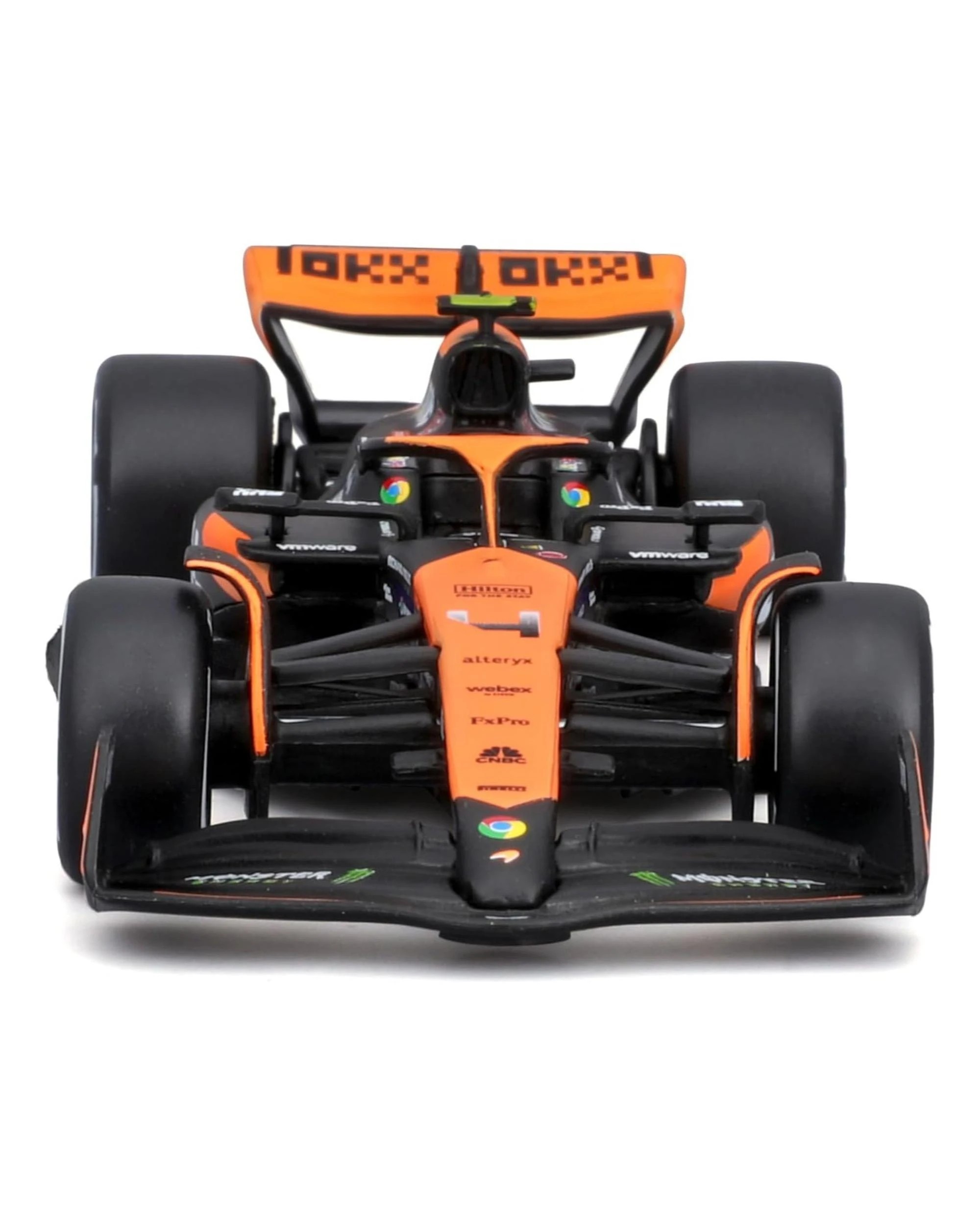 5 Bburago Formula Racing 2024 F-1 McLaren MCL38 #4 Lando Norris WB 1:43 Scale Diecast Vehicle, 5 of 6