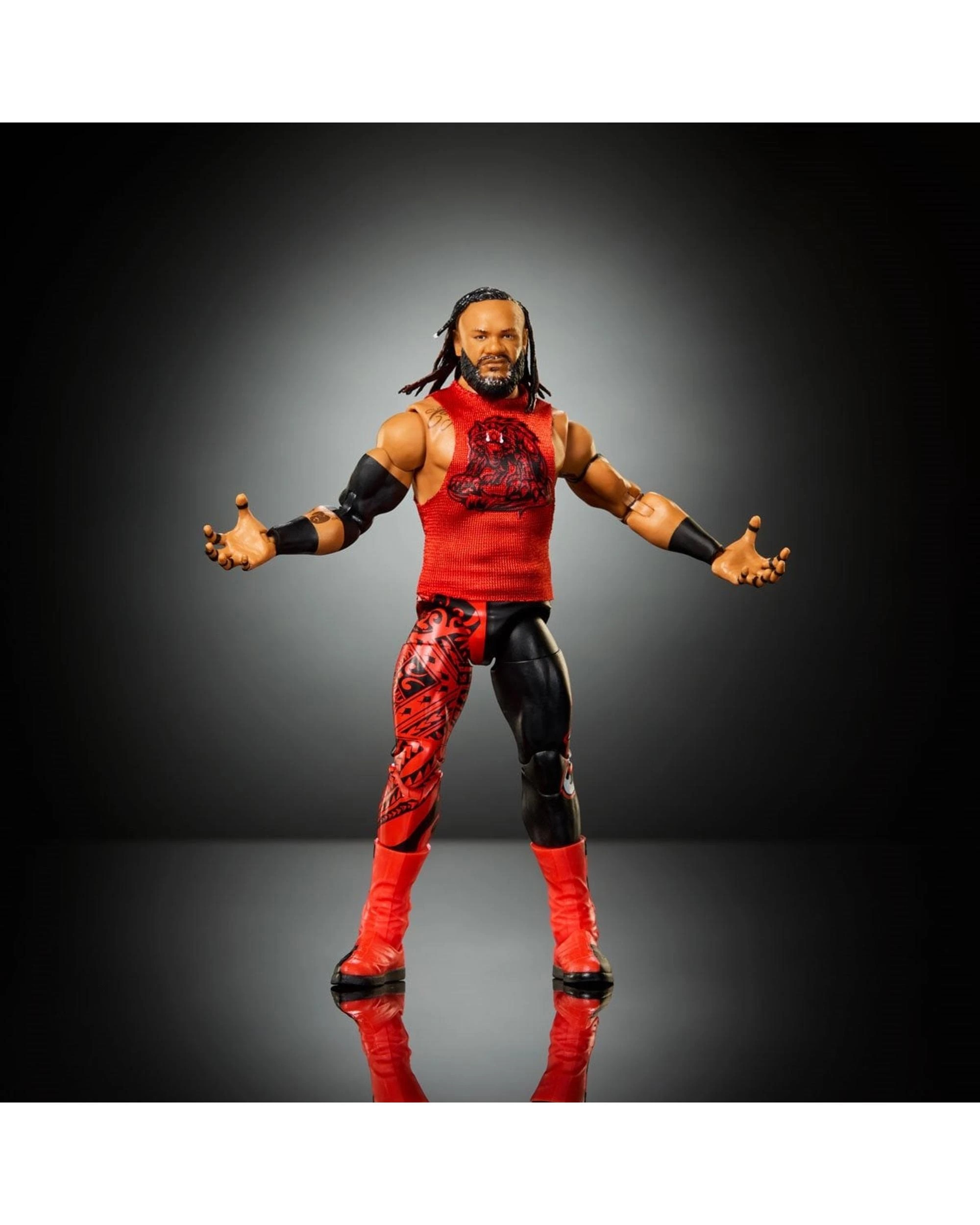 5 WWE Elite Collection Series 125 Jacob Fatu Action Figure, 5 of 8